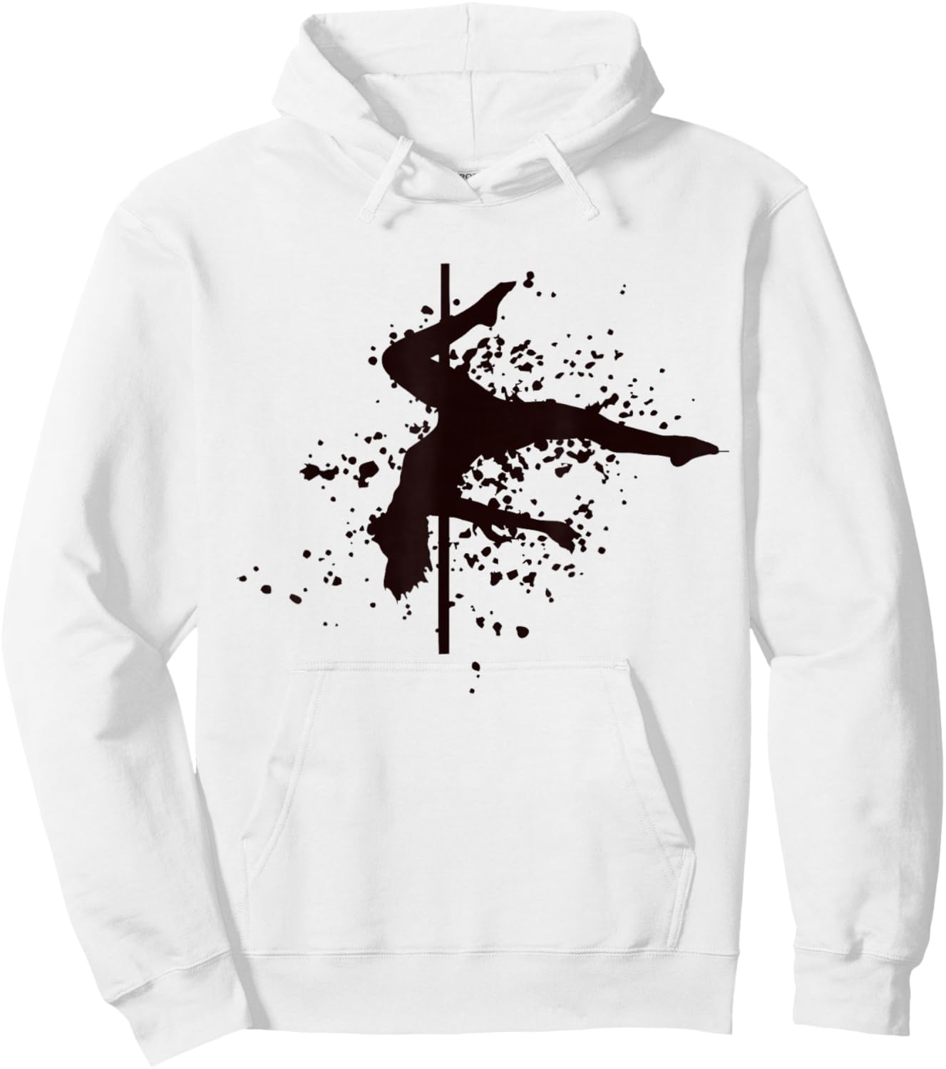 Poledance Bar Fitness Paint Splatters Femme Pole Dance Hoodie - Hoodie | White