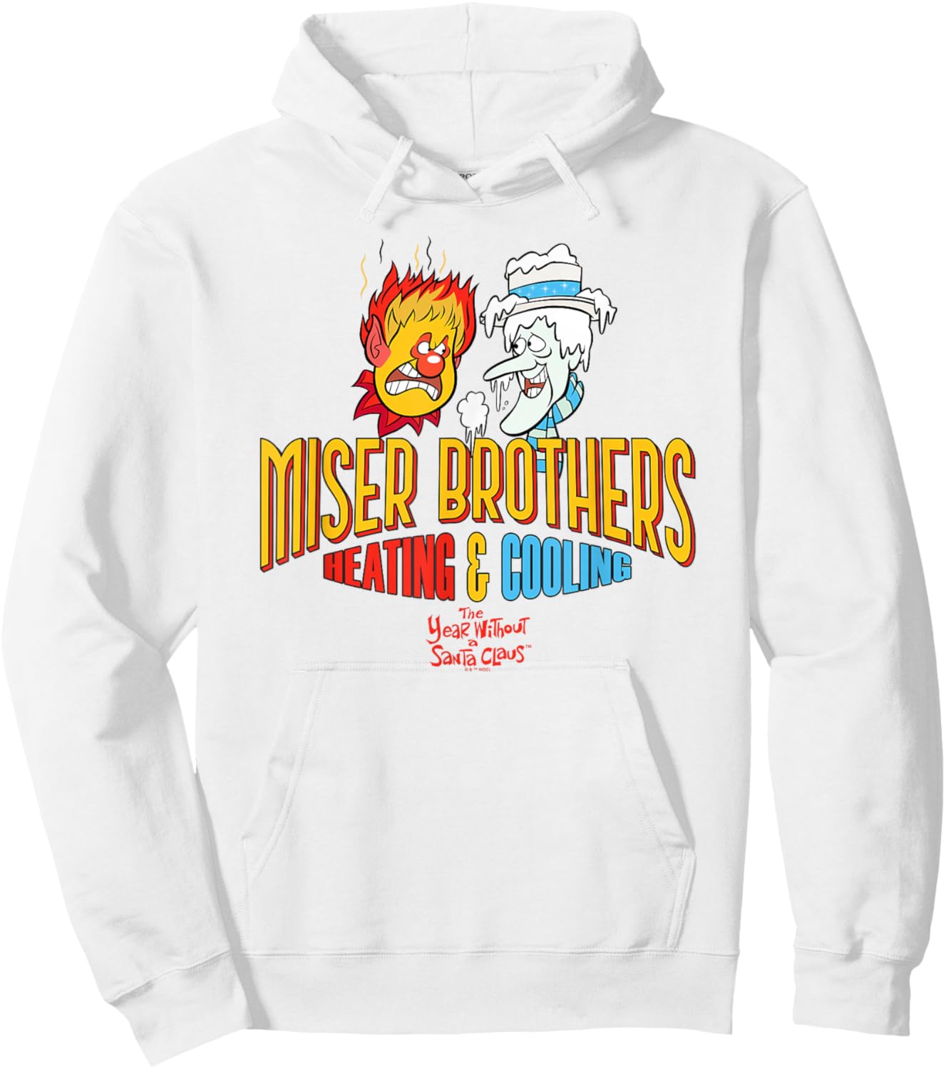The Year Without a Santa Claus Miser Brothers Hoodie - Hoodie | White