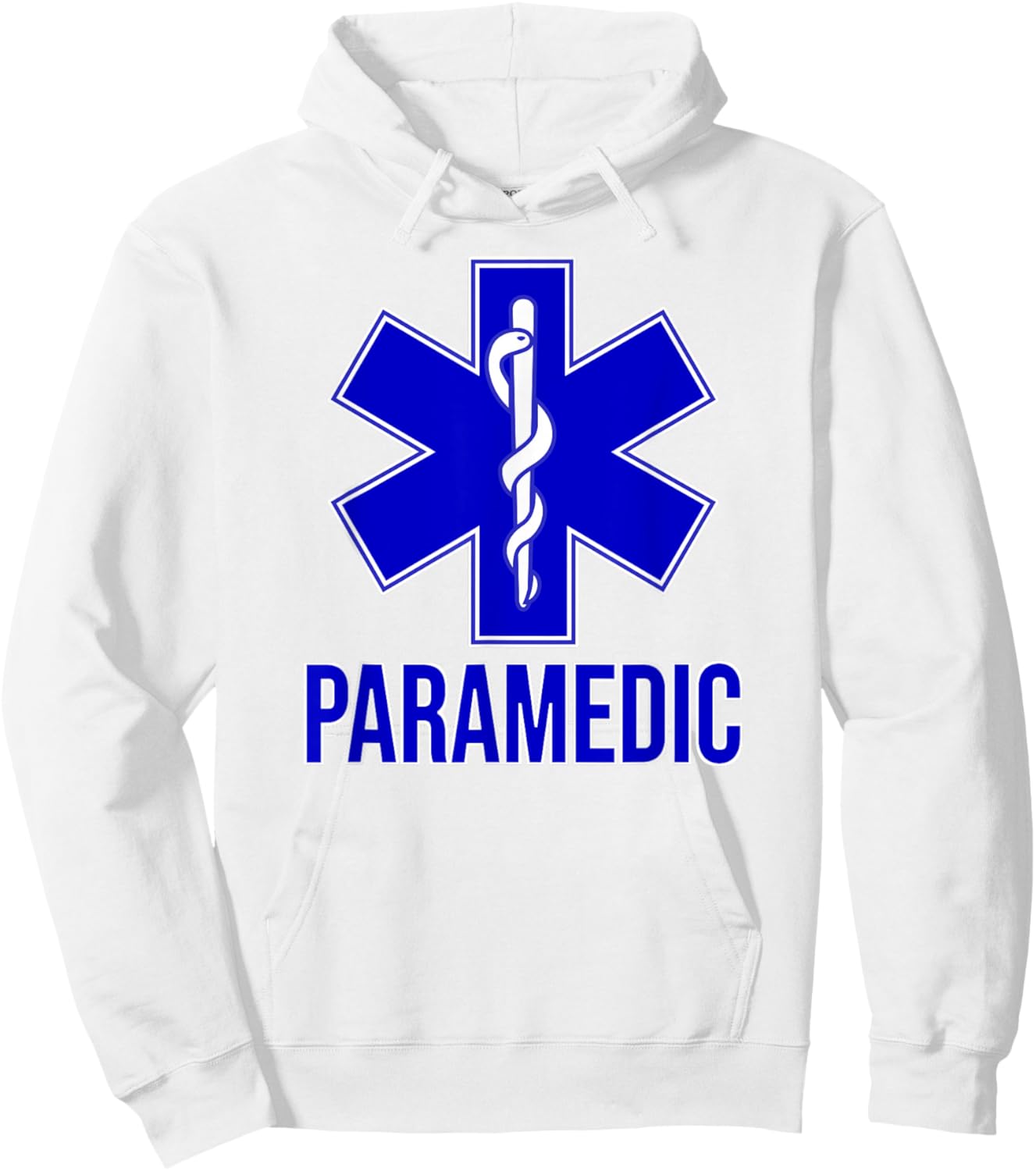 Paramedic Star of Life Emt Ems Ambulance Uniform Costume Hoodie - Hoodie | White