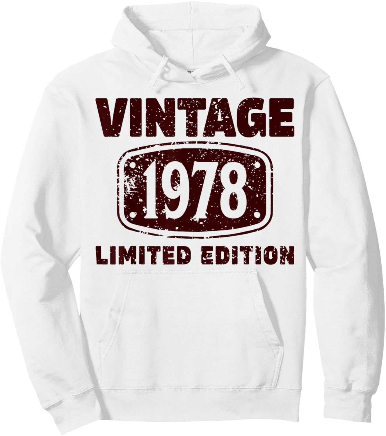 1978 48 Ans Homme Femme Cadeau Anniversaire Homme 1978 Hoodie - Hoodie | White