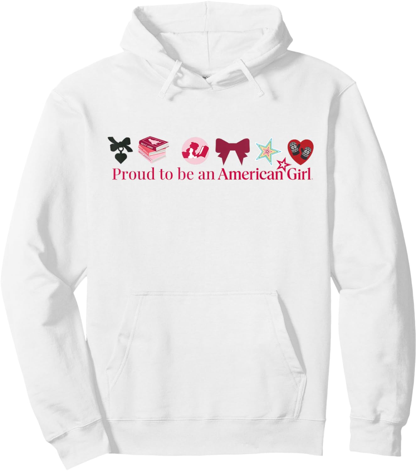 American Girl - Proud to be an American Girl Icons Hoodie - Hoodie | White