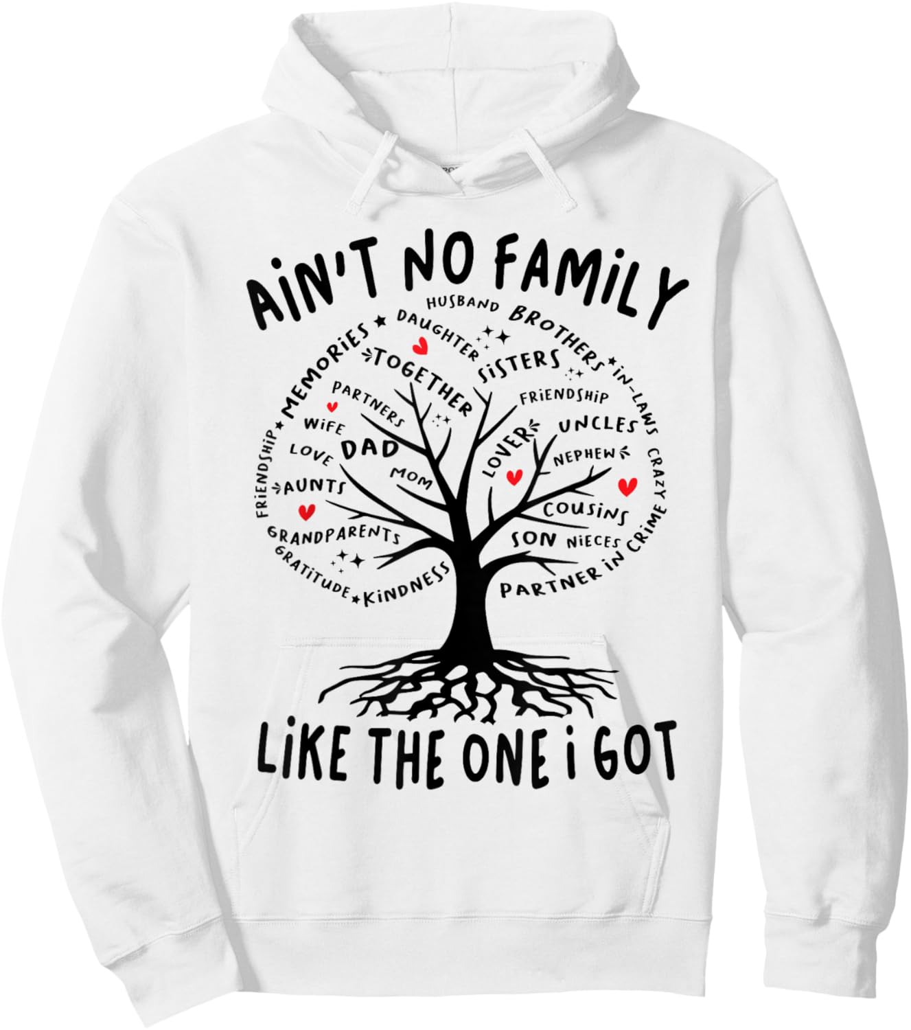 Ain't No Family Like The One I Got Matching Family Reunion Hoodie - Hoodie | White