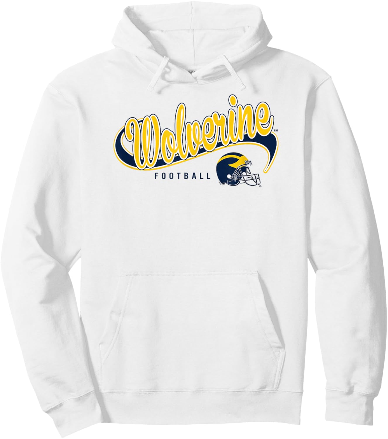 Michigan Wolverines Football Goodness Gray Hoodie - Hoodie | White