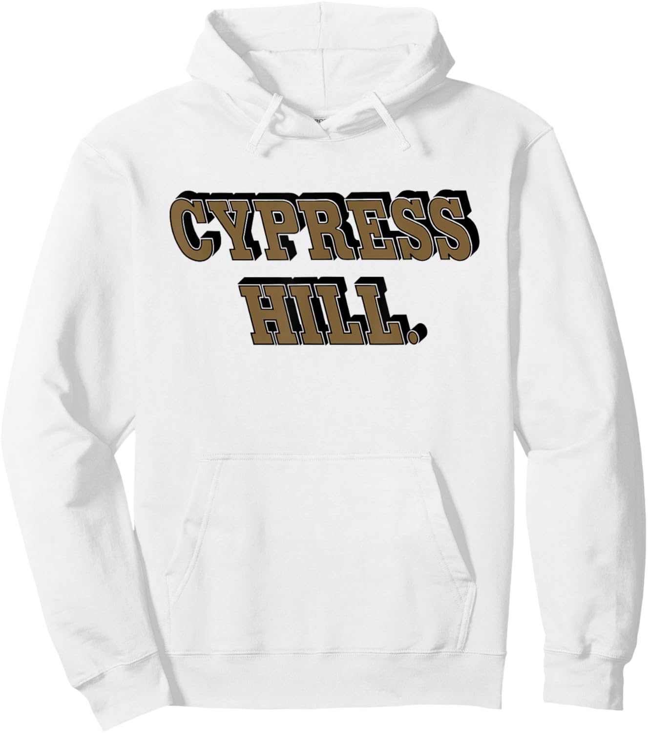 Cypress Hill Slanted Spell Out Hoodie - Hoodie | White