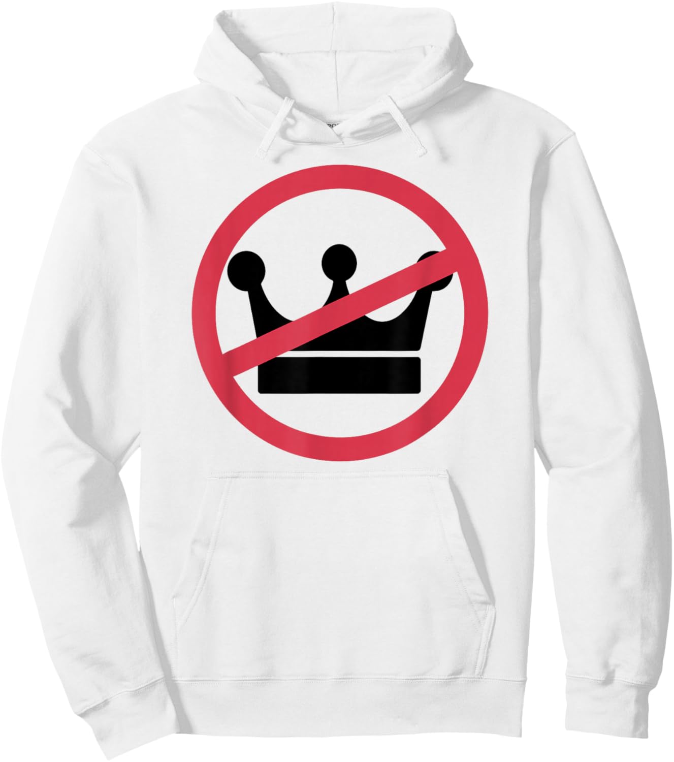 No Kings in America Pro Democracy Anti Monarchy Oligarchy Hoodie - Hoodie | White