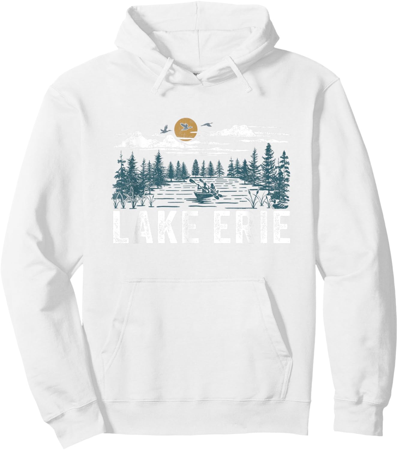Lake Erie Hoodie - Hoodie | White