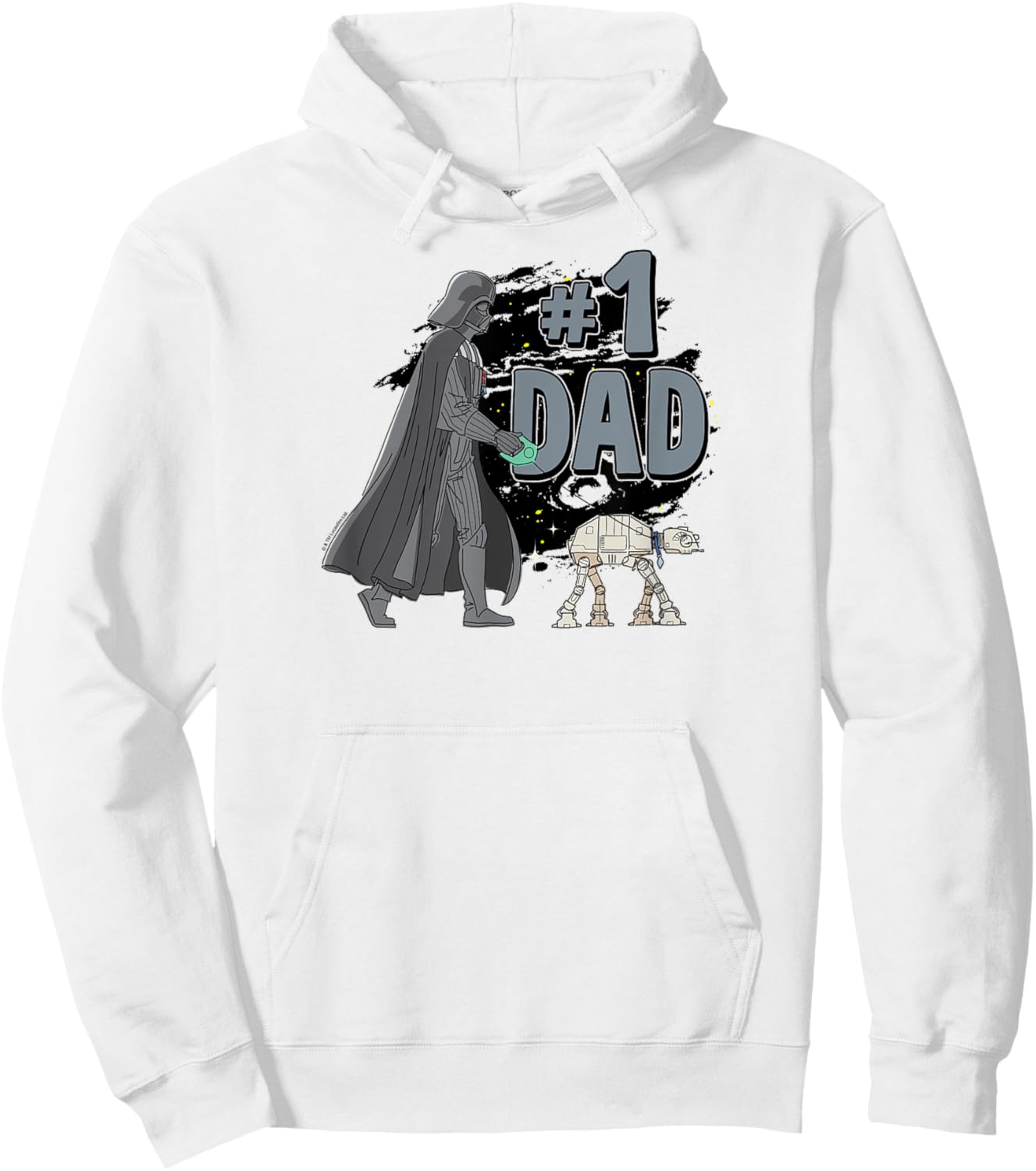 Star Wars - Number One Dad Darth Hoodie - Hoodie | White