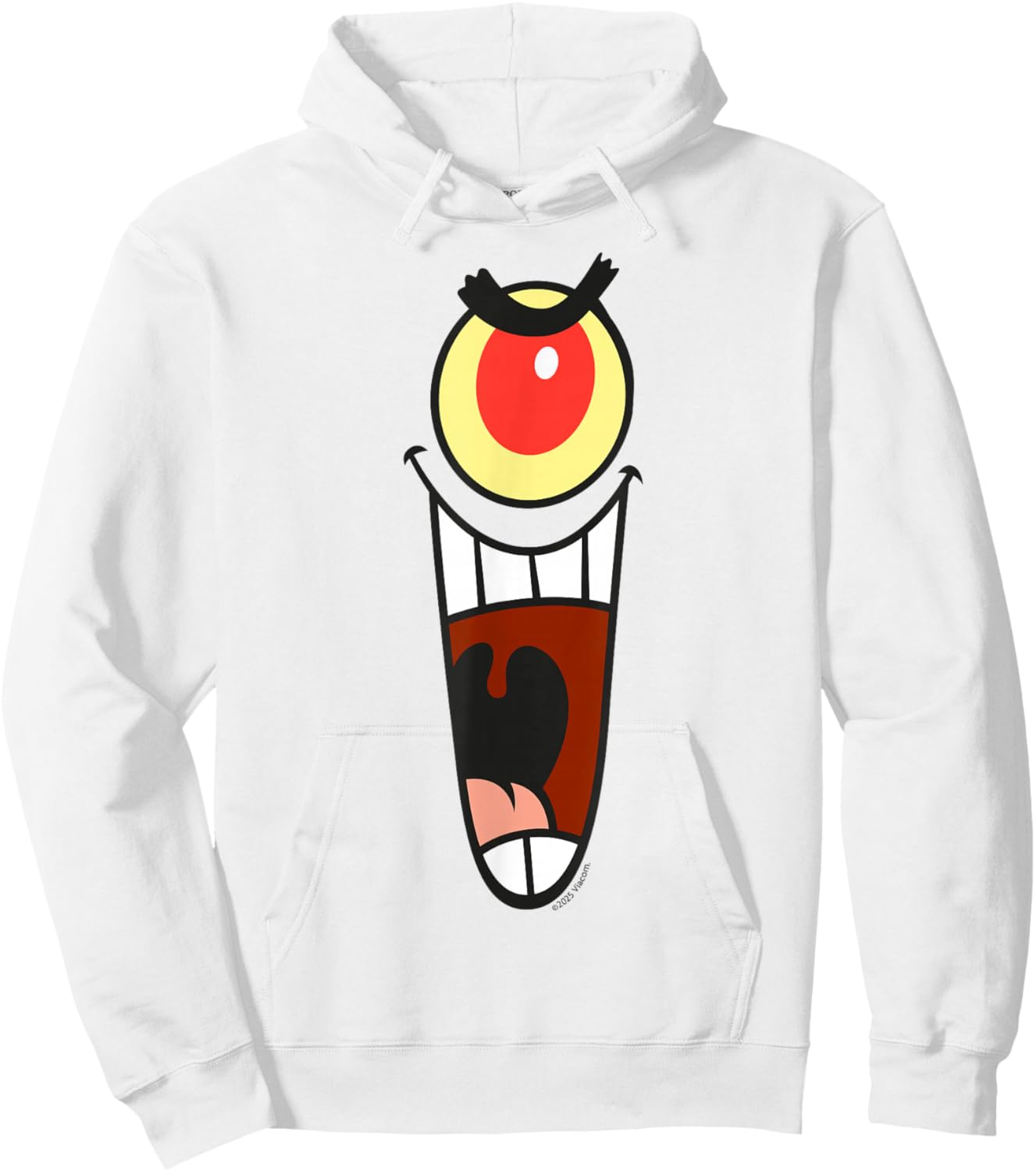 Sponge Bob Plankton Hoodie - Hoodie | White