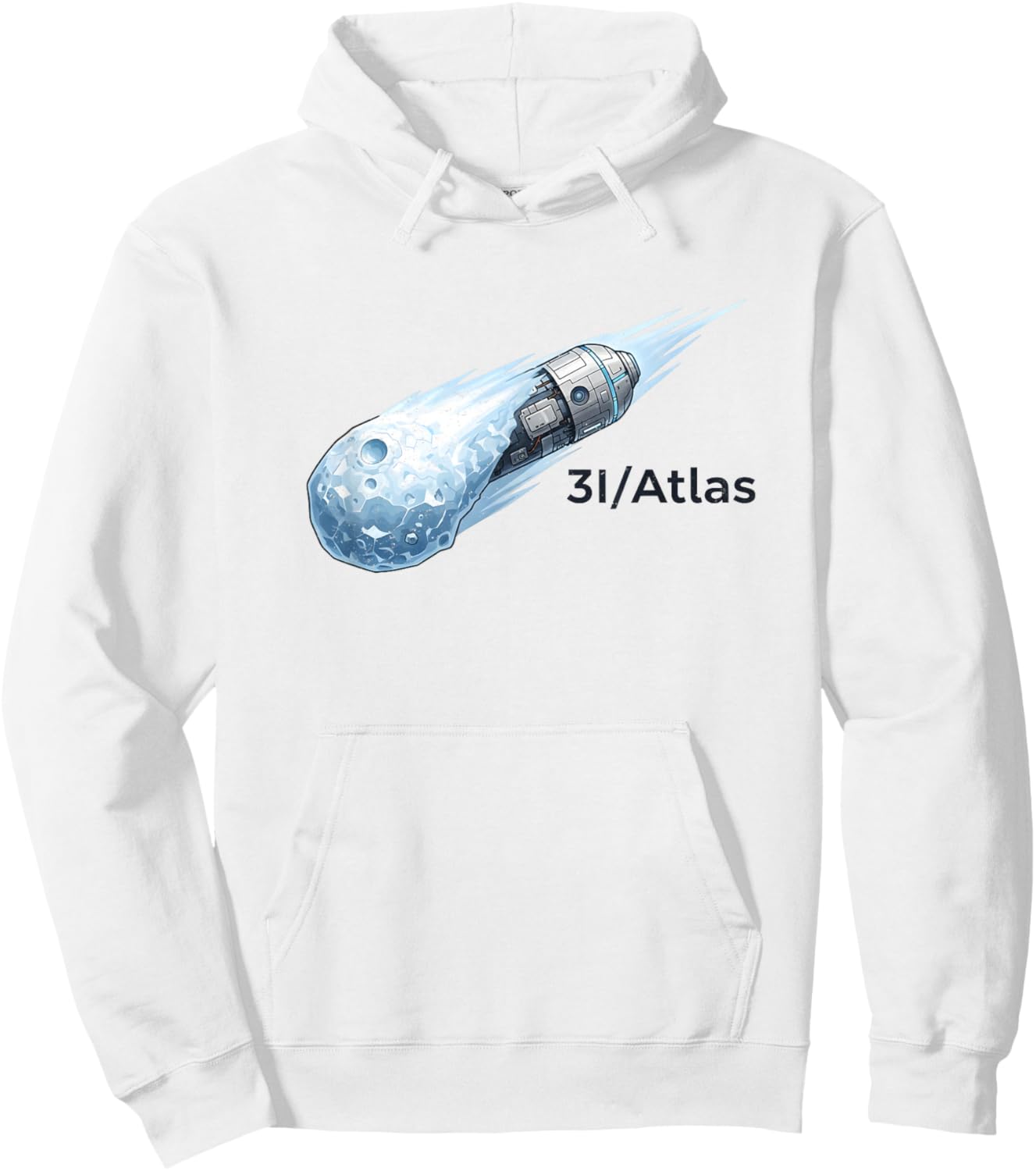 3I Atlas Comet UFO Cosmic Mystery Hoodie - Hoodie | White