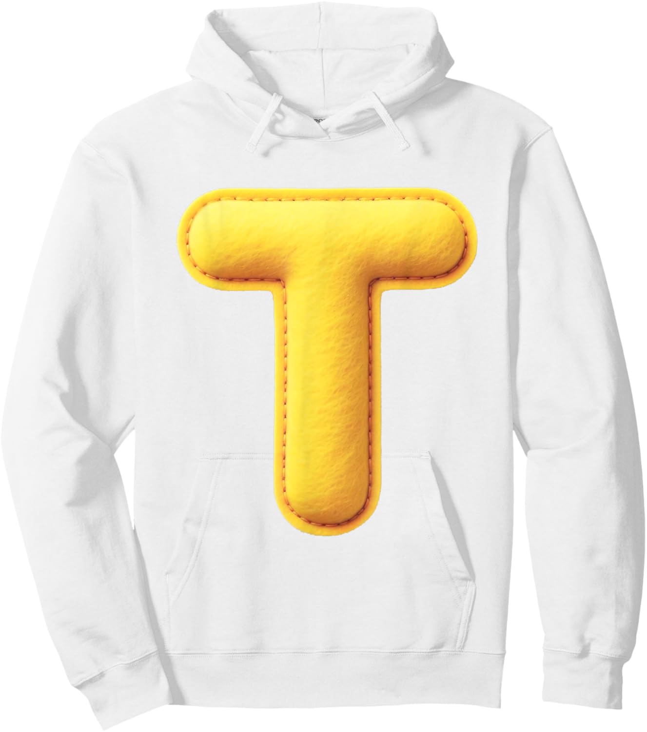 Letter T Funny Chipmunk Group Matching Halloween Costume Hoodie - Hoodie | White