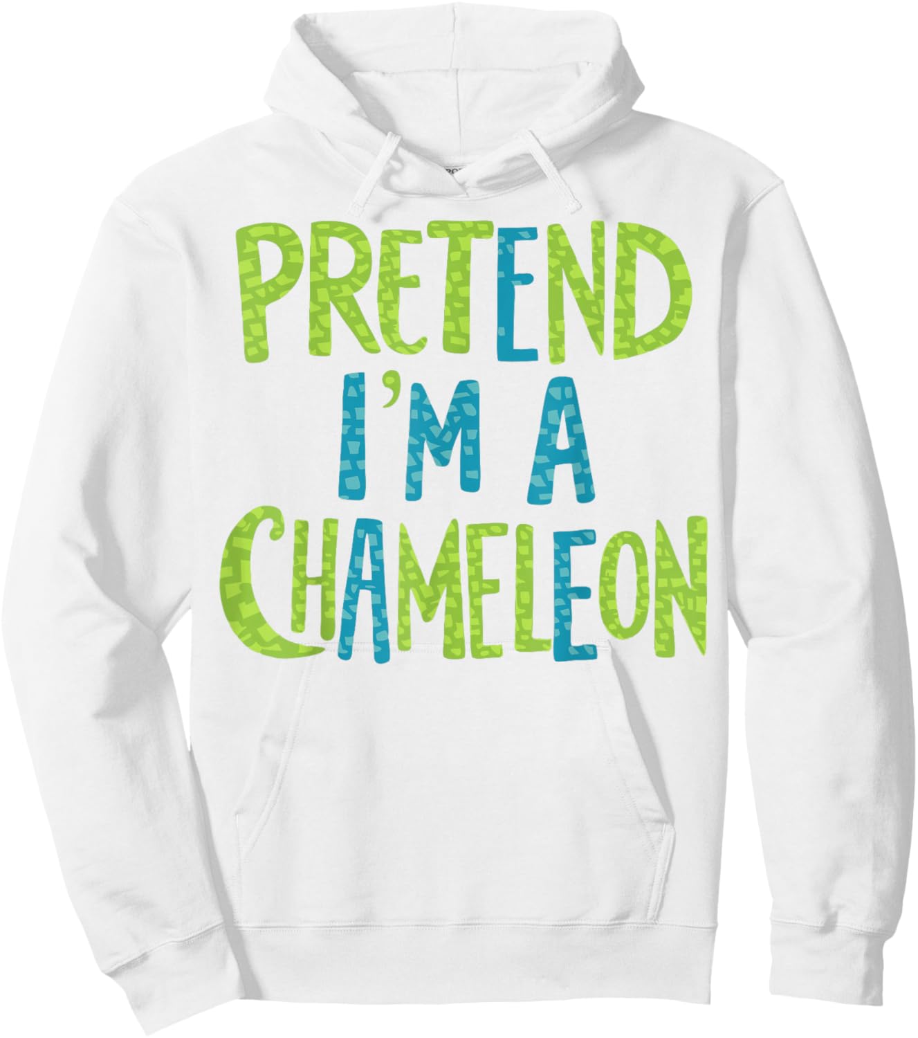 Pretend I'm A Chameleon Hoodie - Hoodie | White