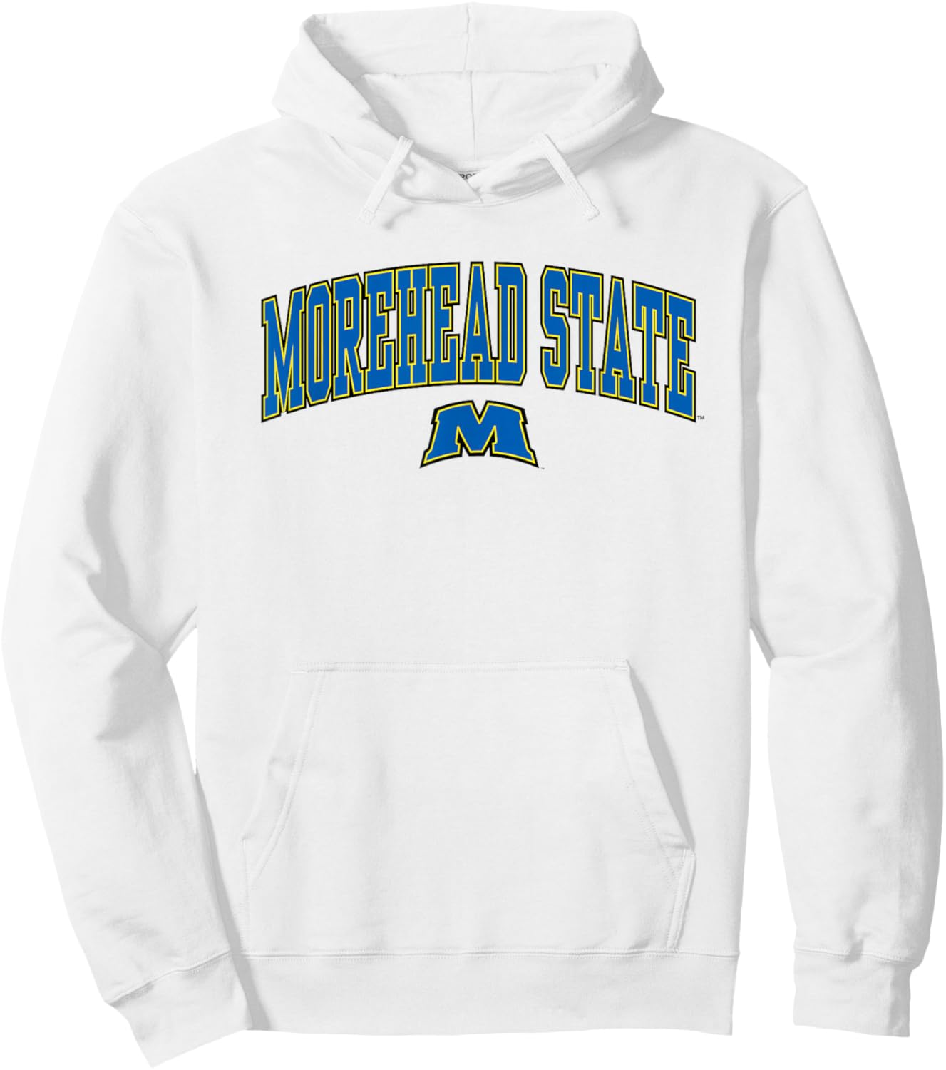 Morehead State Eagles Arch Over Officially Licensed Hoodie - Hoodie | White