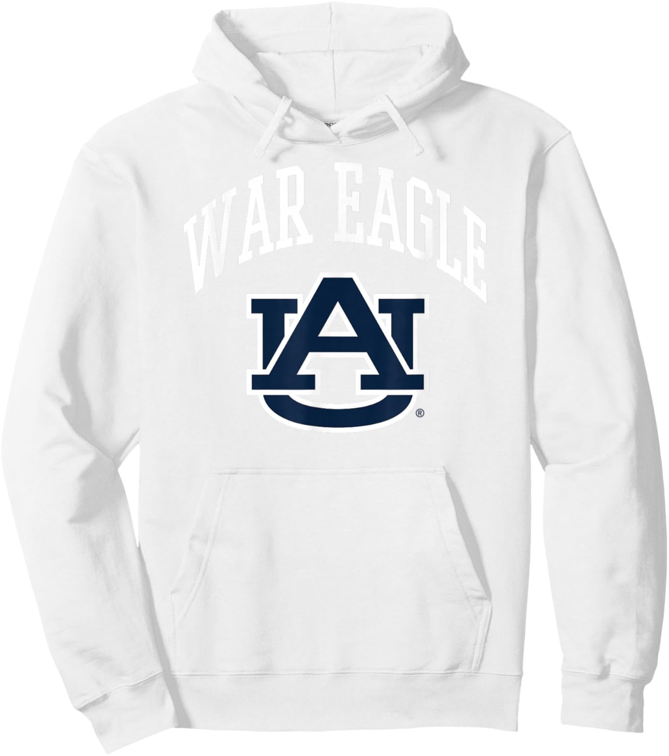 Auburn Tigers War Eagle Orange Officially Licensed Hoodie - Hoodie | White