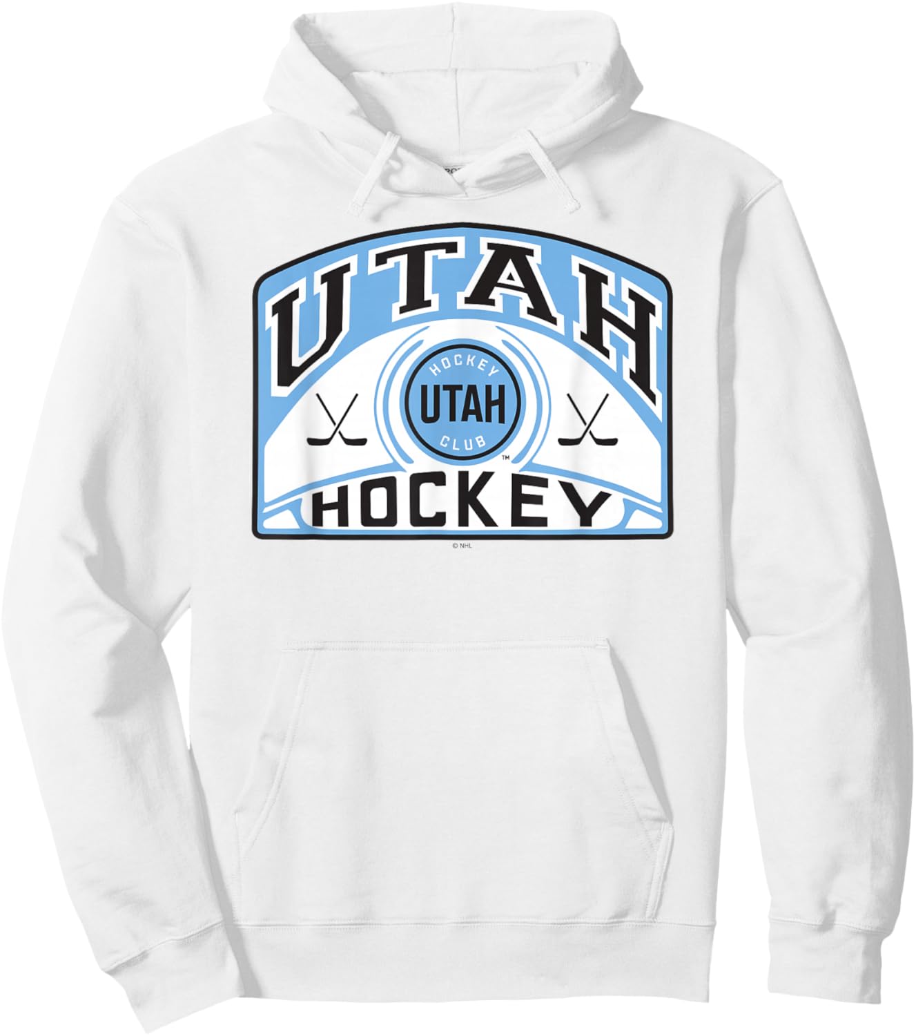 Utah Hockey Club Glide Gray Officially Licensed Hoodie - Hoodie | White
