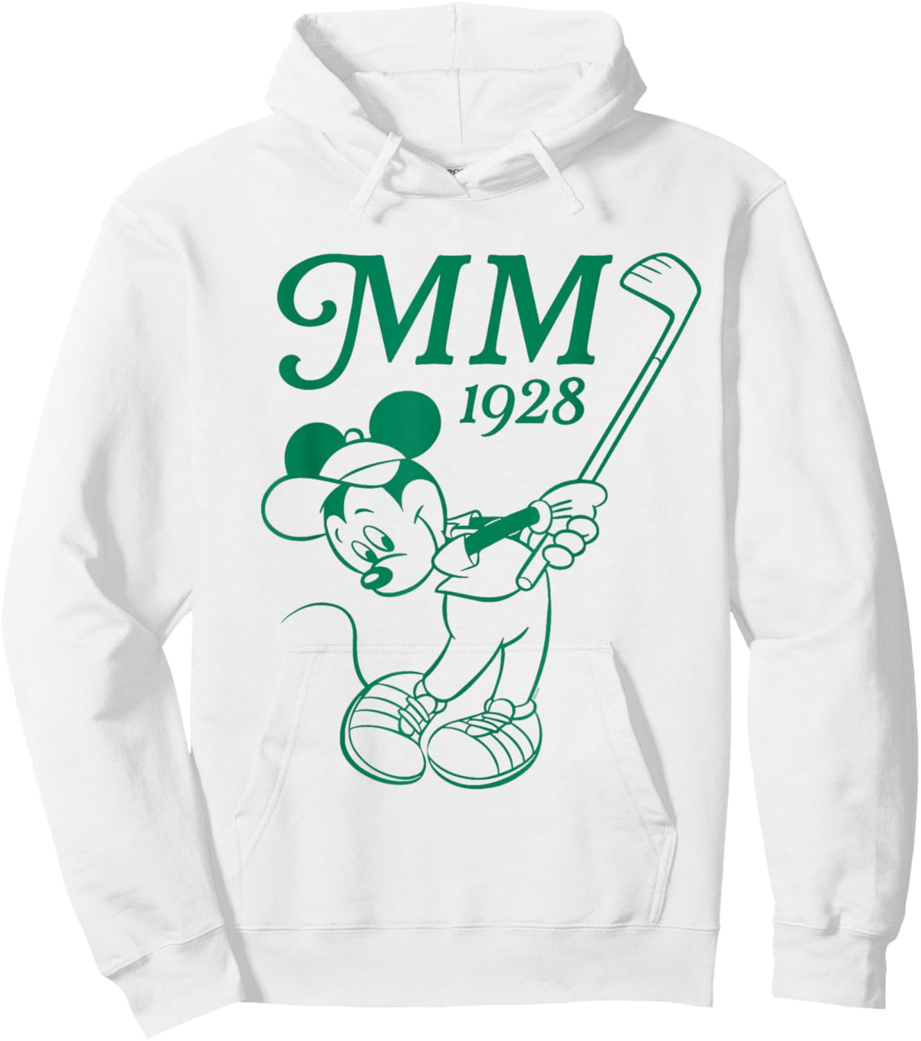 Disney Mickey Mouse Golf MM 1928" Golfing Hoodie - Hoodie | White
