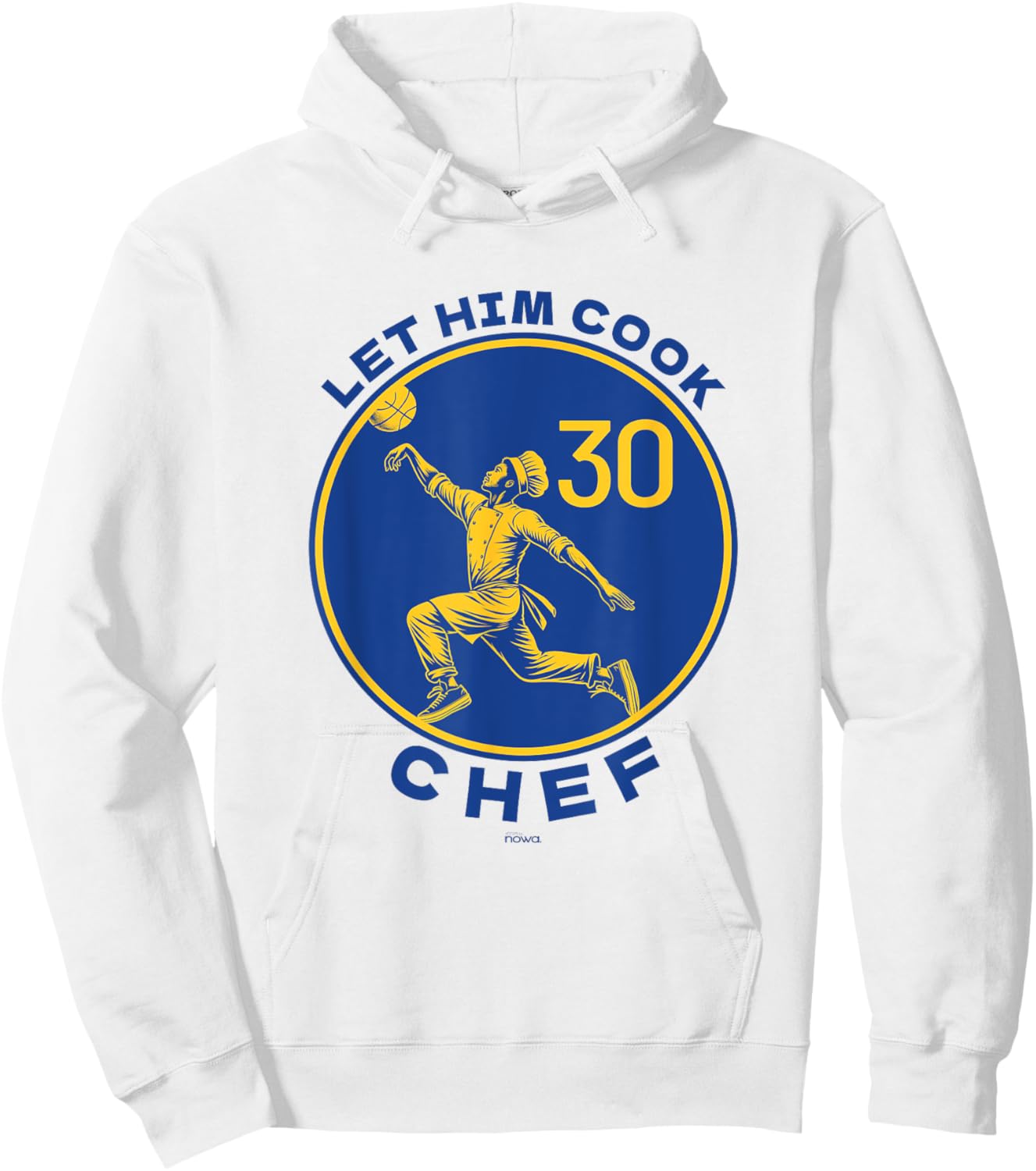 Let the Chef Cook Funny Basketball Court Legend Motivation Hoodie - Hoodie | White