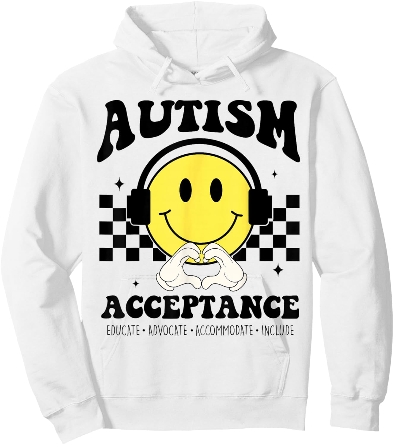 Autism Awareness Acceptance Special Education Teacher Kids Hoodie - Hoodie | White