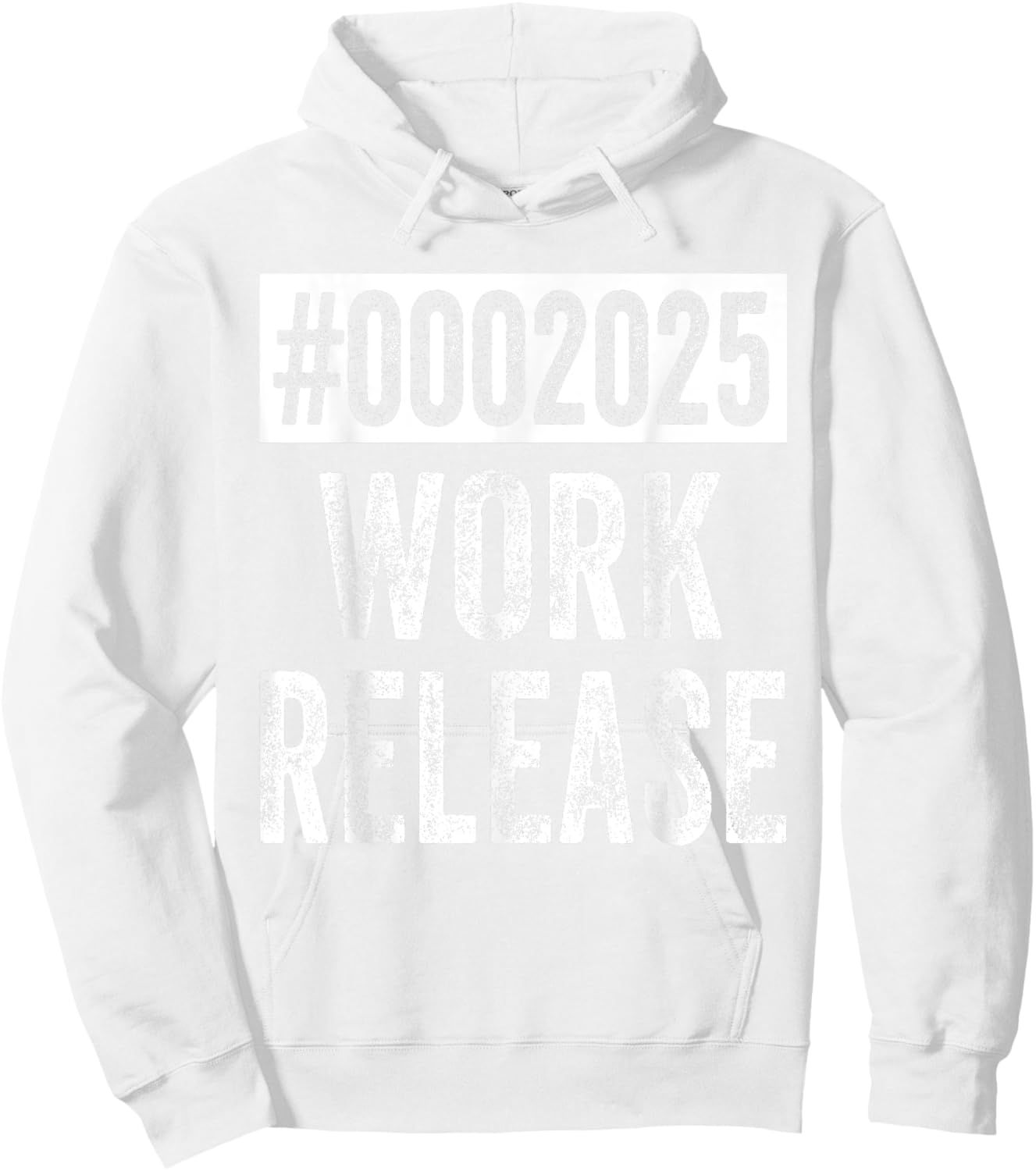 2025 Work Release Funny Retirement 2025 Retired Men Women Hoodie - Hoodie | White
