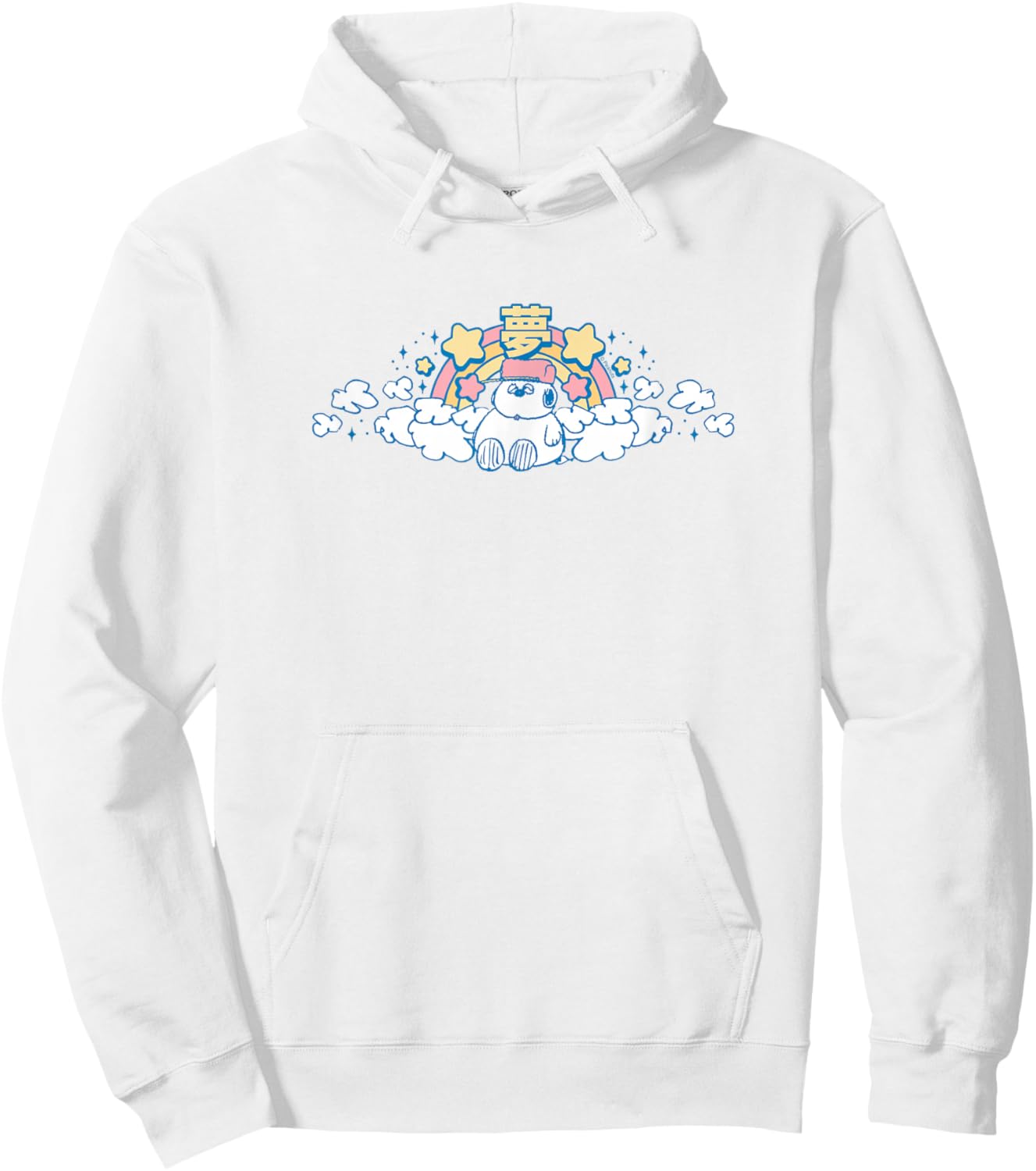 Peanuts - Olaf - Kawaii Print Hoodie - Hoodie | White
