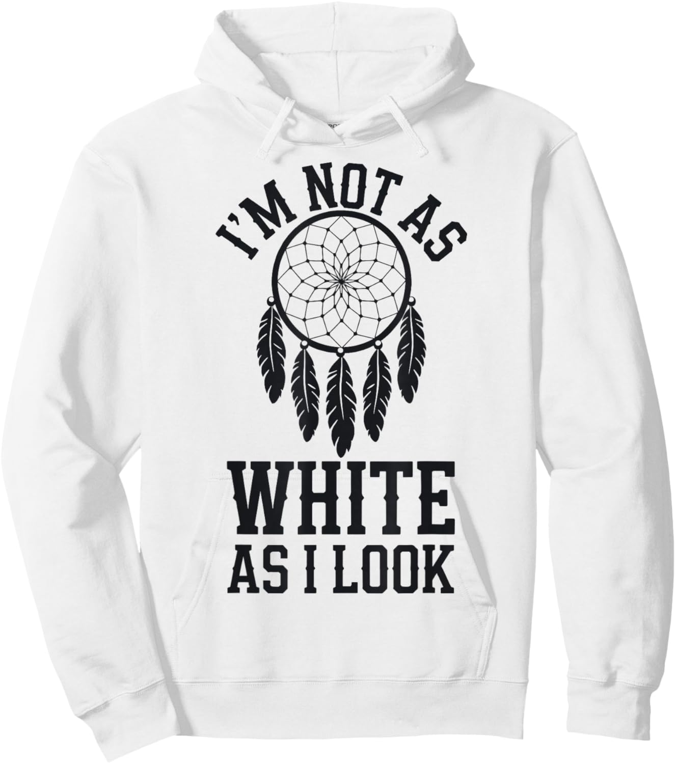 I'm Not As White As I Look Hoodie - Hoodie | White