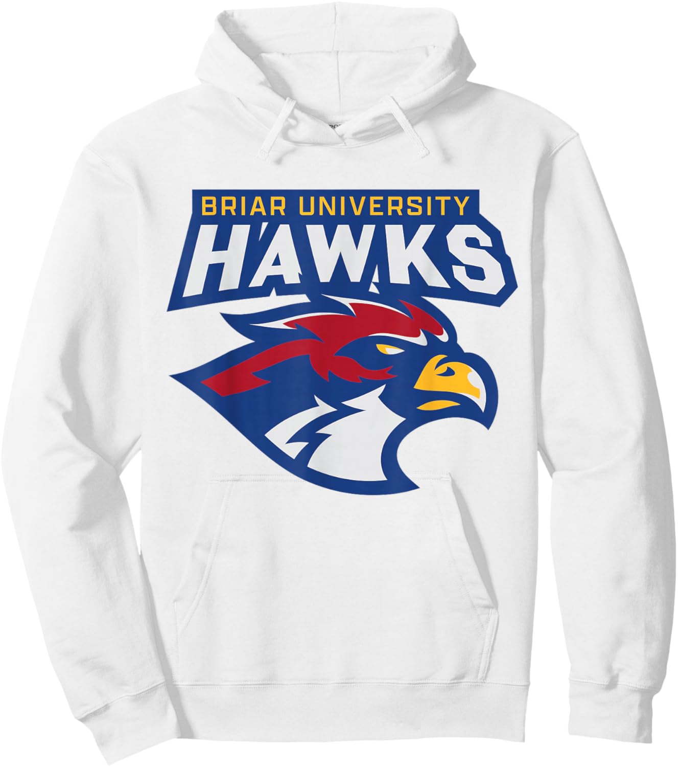 Briar University Hawks Hoodie - Hoodie | White
