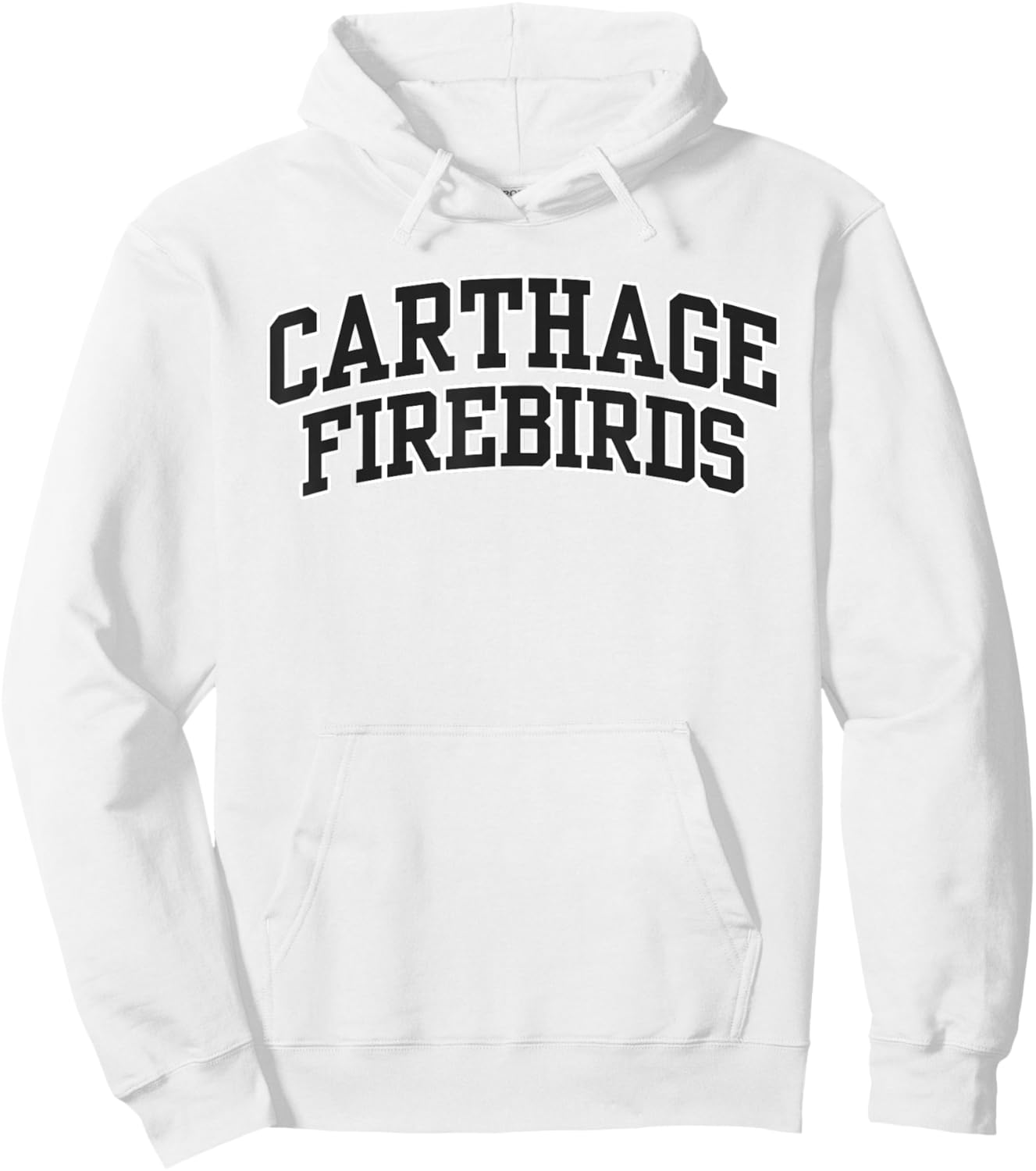 Carthage College Firebirds Apparel Sports Fan Hoodie - Hoodie | White
