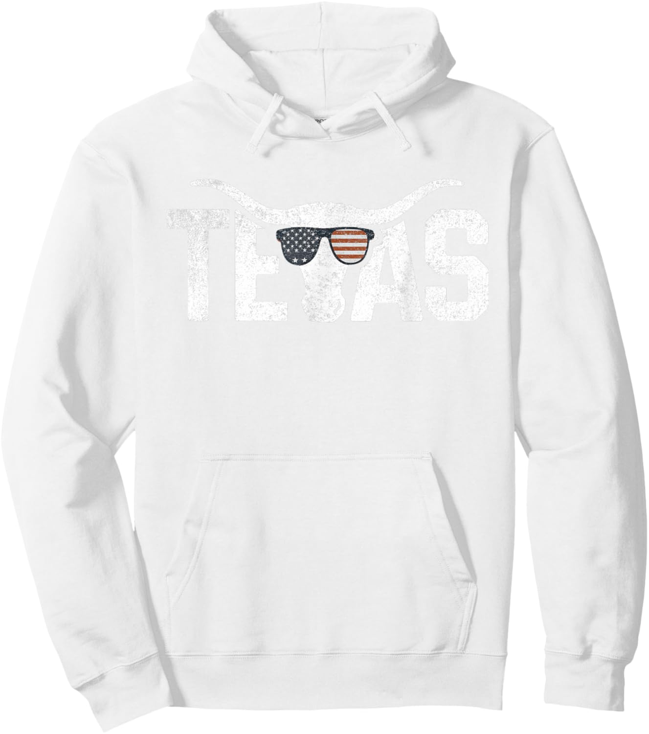 Texas Vintage Retro Hoodie - Hoodie | White