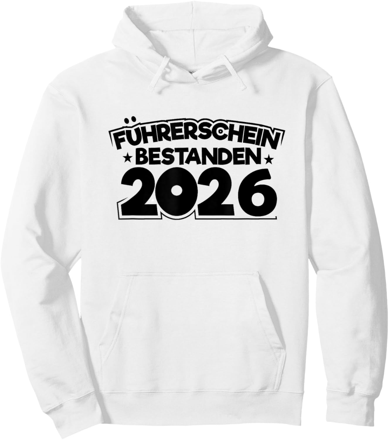 Driving Licence Passed 2026 Driving Test Hoodie - Hoodie | White