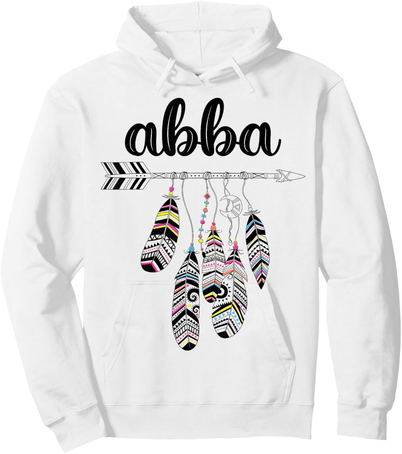 Abba Name Women Men Kids Abba Birthday Shirt Gift Abba Name Hoodie - Hoodie | White