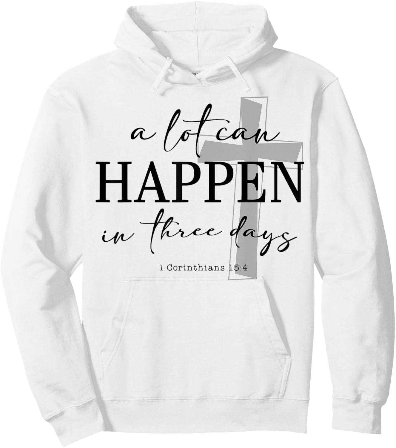A Lot Can Happen In Three Days Hoodie - Hoodie | White