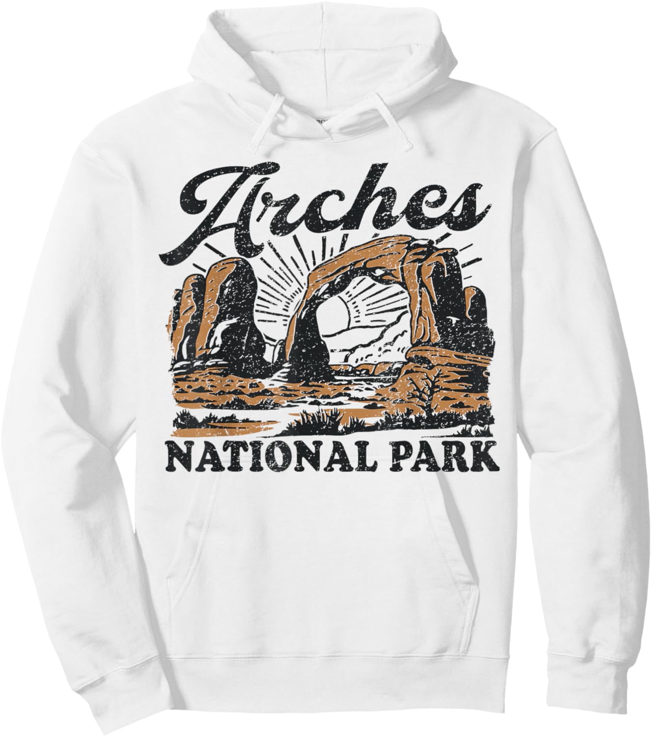 Arches National Park Hoodie - Hoodie | White