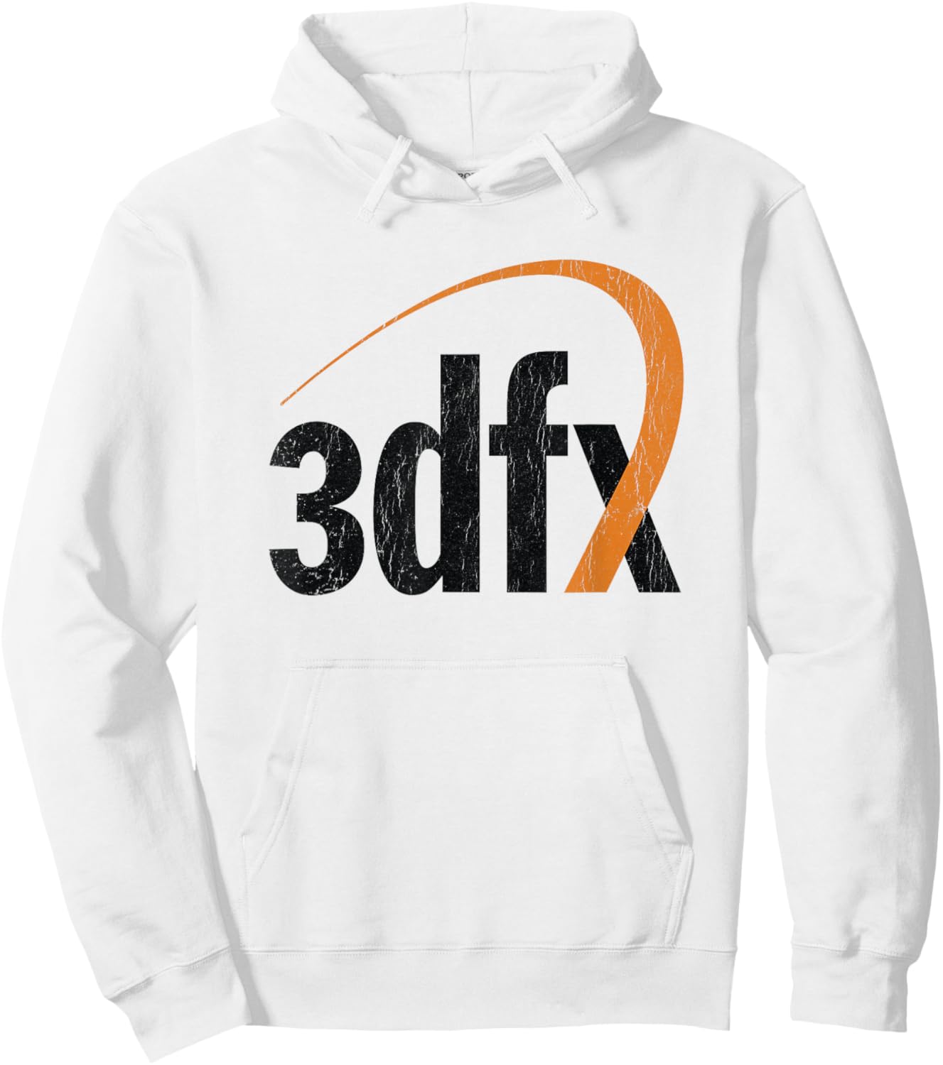 3DFX Vintage 3D GPU Logo Hoodie - Hoodie | White