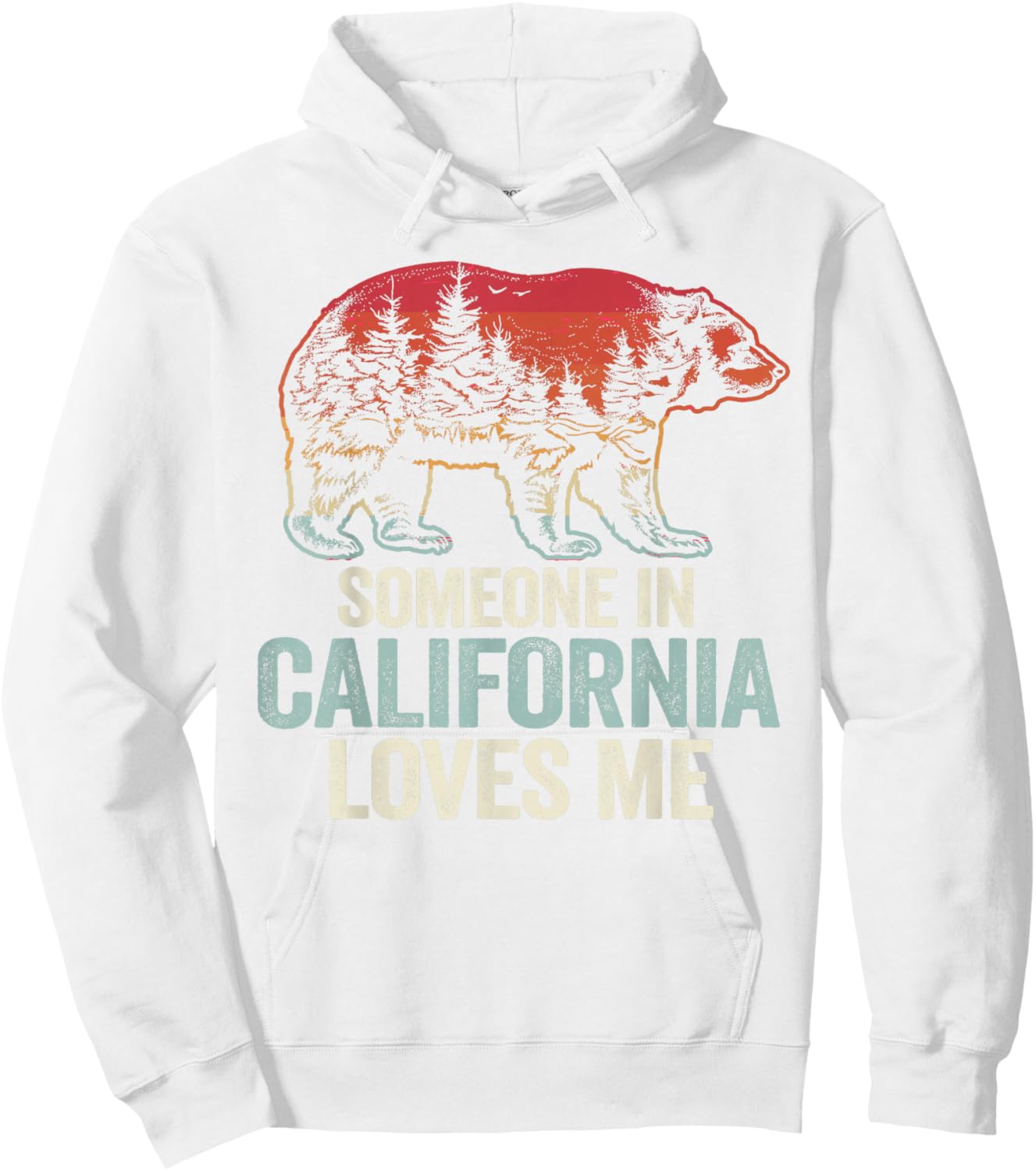 Someone In California Loves Me Hoodie - Hoodie | White