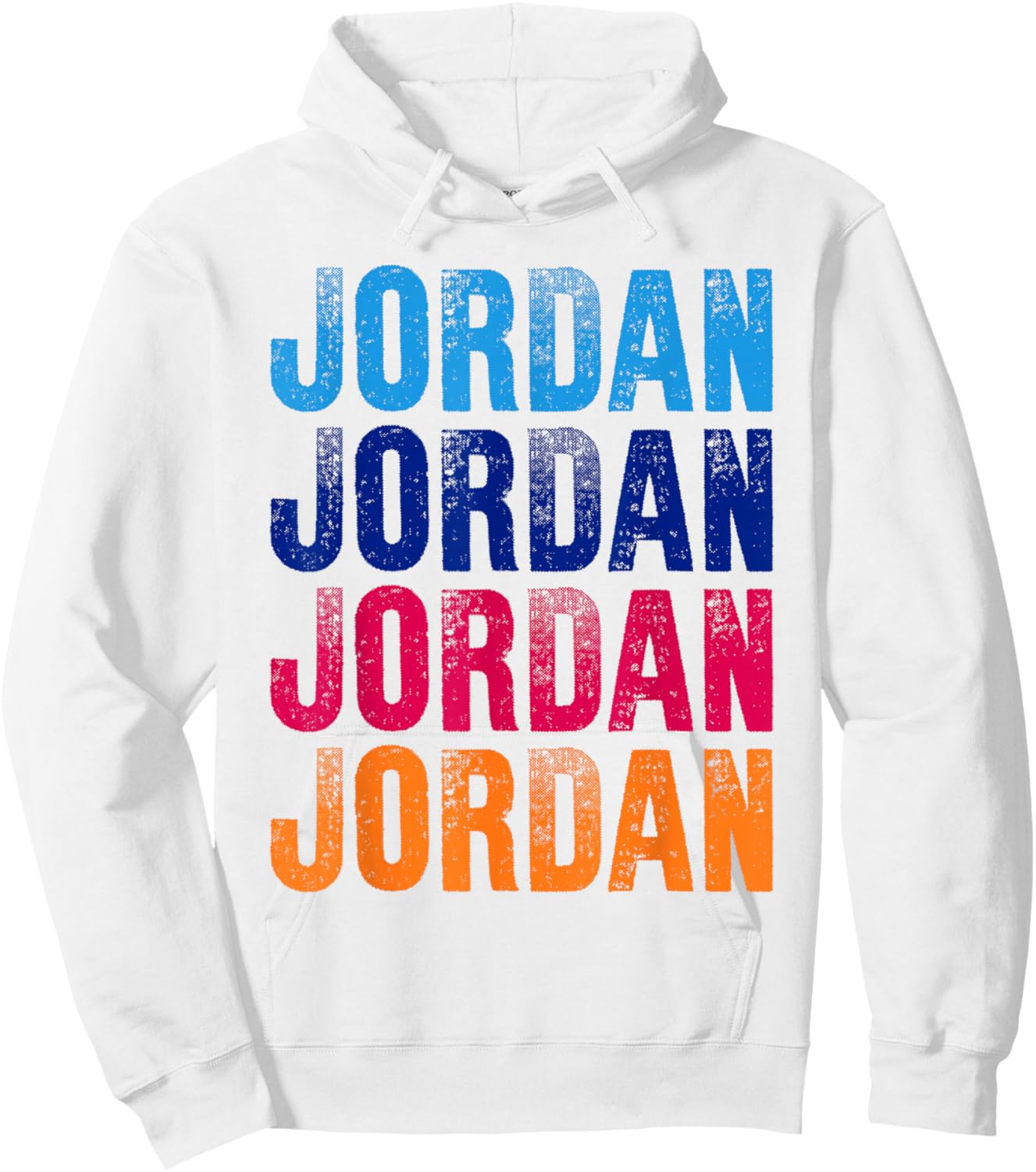 Jordan Colorful Hoodie - Hoodie | White