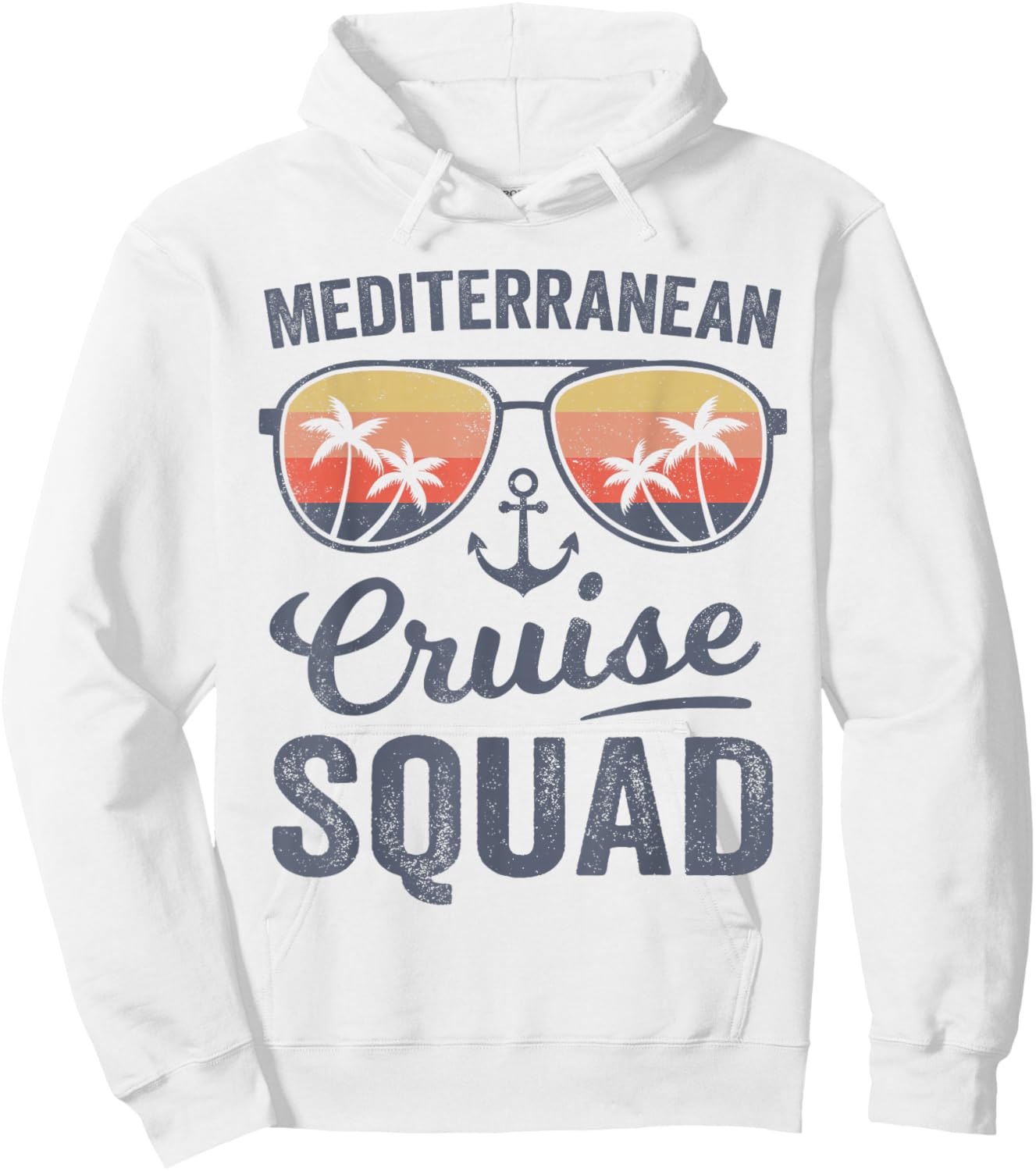 Mediterranean Cruise Squad 2025 Europe Family Matching Hoodie - Hoodie | White