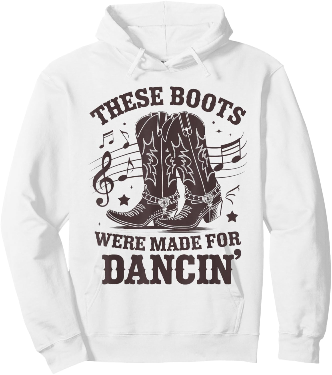 These Boots Were Made for Line Dance Men Women Line Dancer Hoodie - Hoodie | White