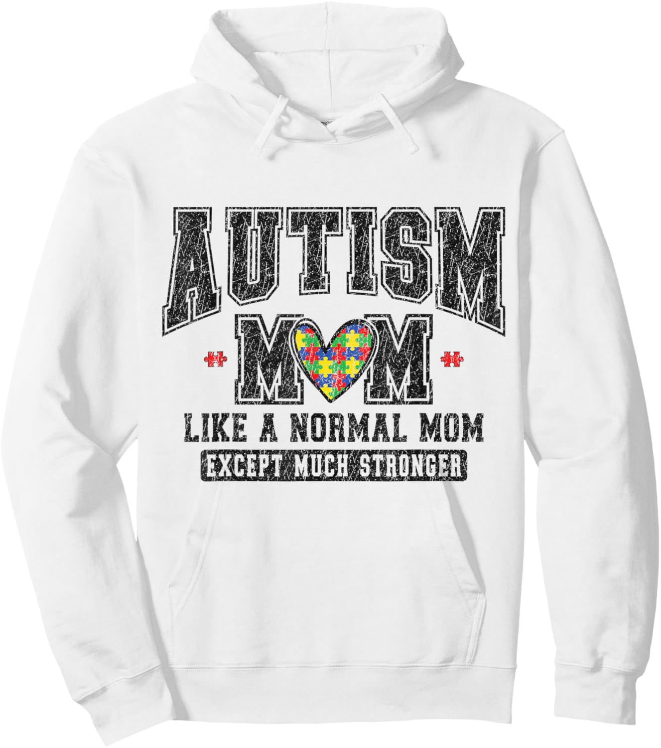 Autism Mom Like A Normal Mom Only Cooler Hoodie - Hoodie | White