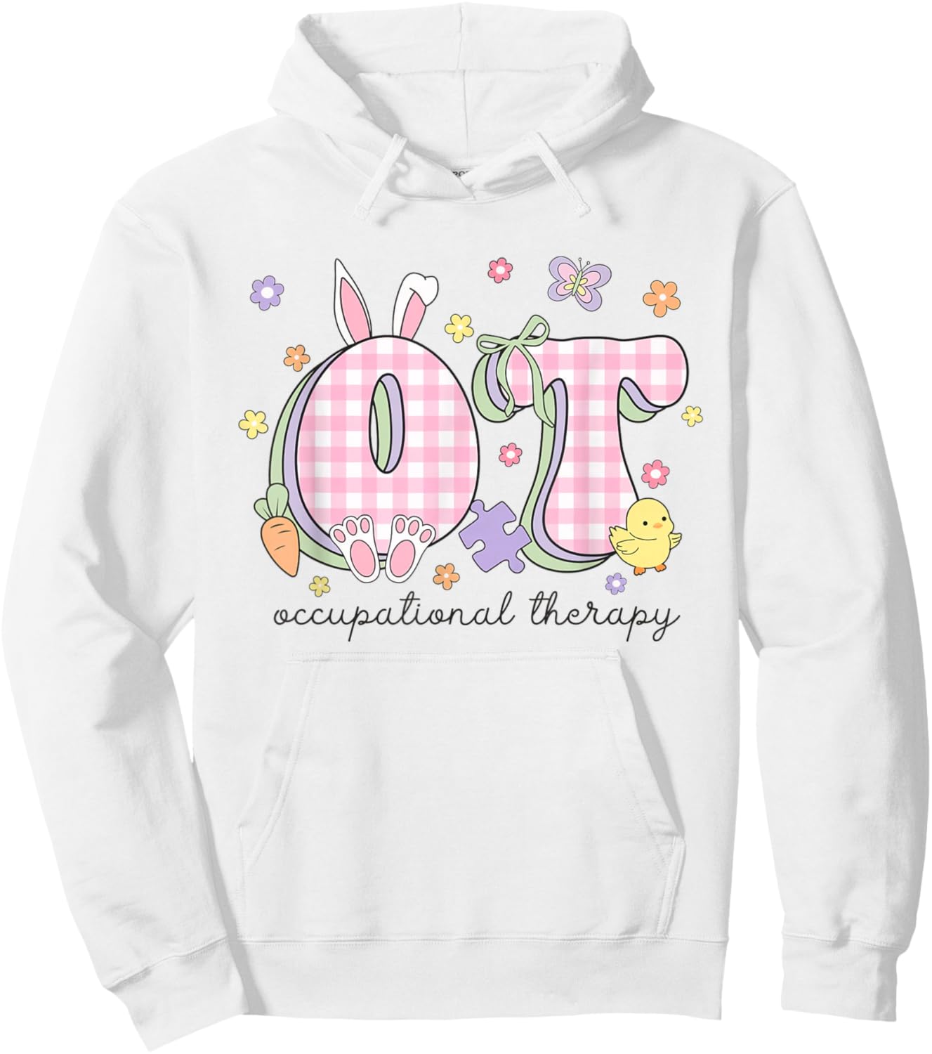 Occupational Therapy Easter Special Education PEDS OT Spring Hoodie - Hoodie | White