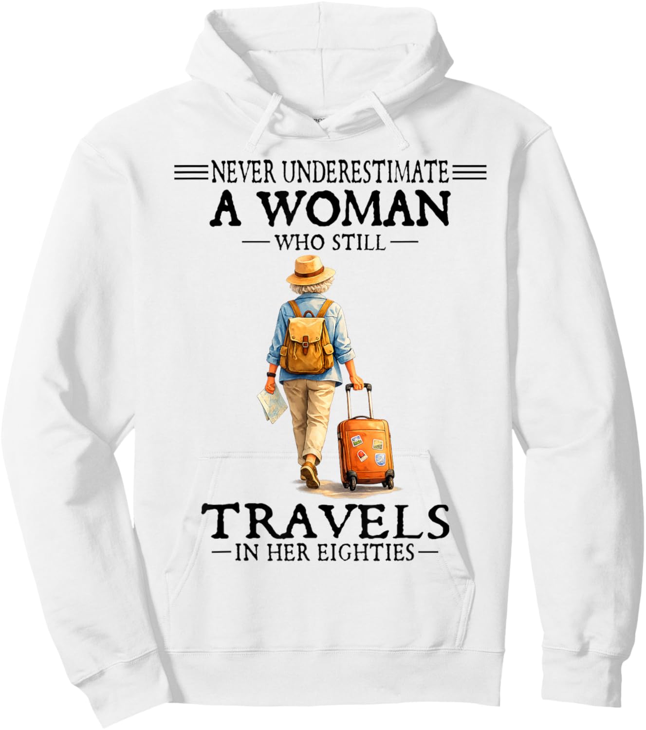 Her Eightie Hoodie - Hoodie | White