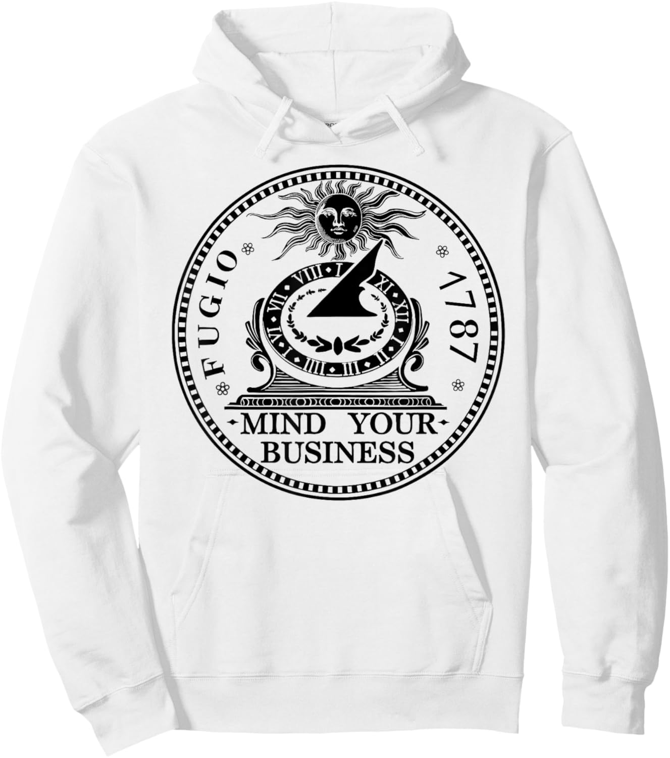 Fugio 1787 Cent Coin Mind Your Business United States Money Hoodie - Hoodie | White