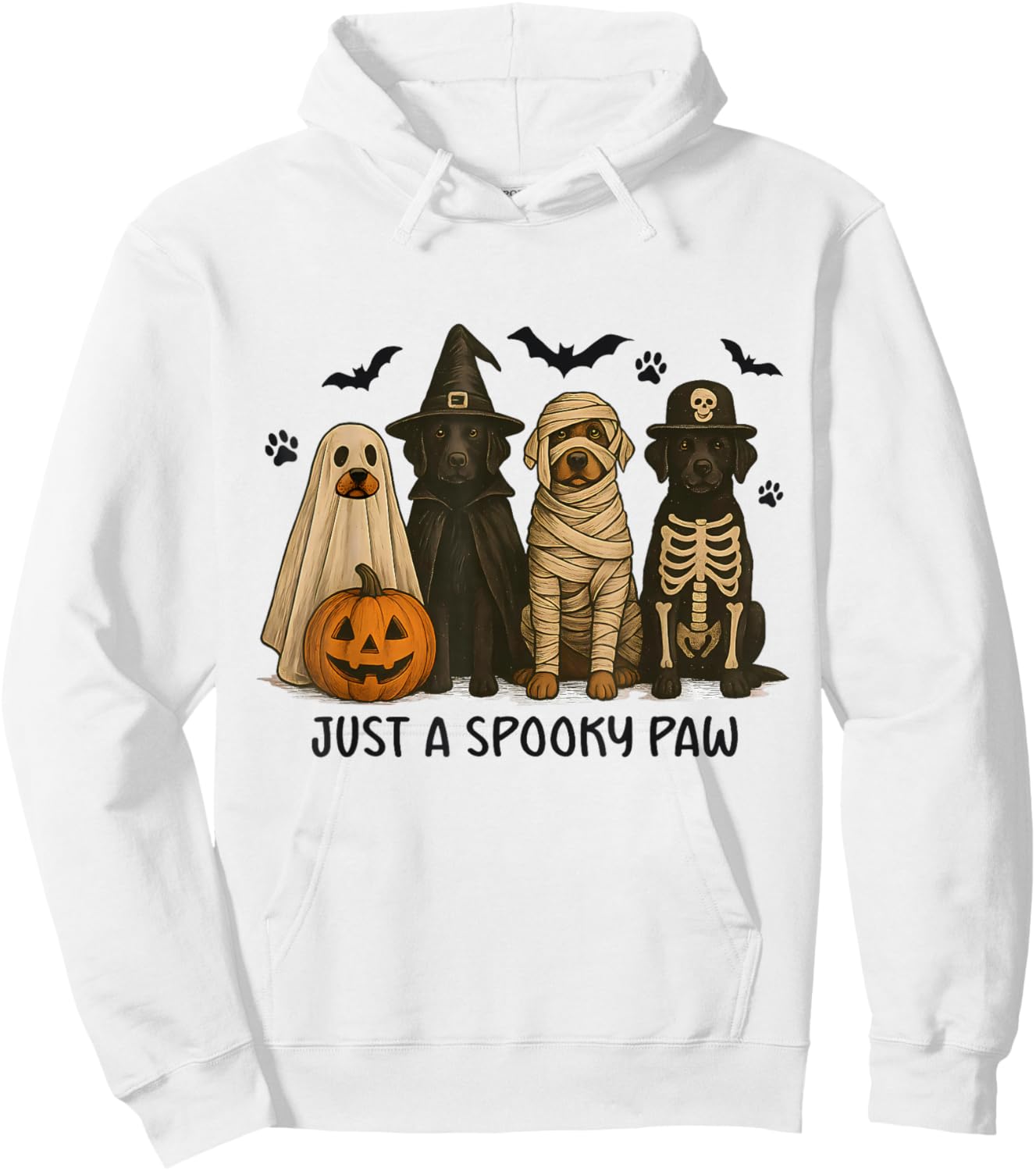 Labrador Retriever Halloween Labrador Witch Dog Mom Hoodie - Hoodie | White