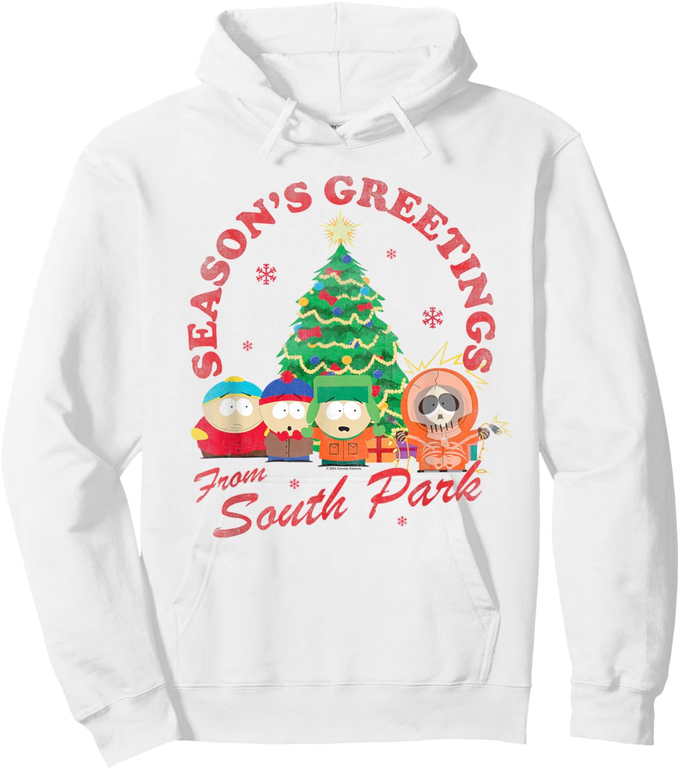 South Park Group Christmas Hoodie - Hoodie | White