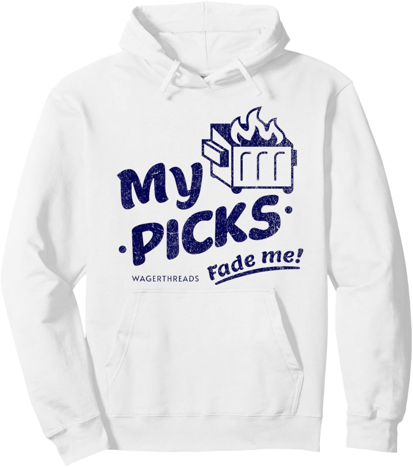 My Picks Fade Me sports betting Hoodie - Hoodie | White