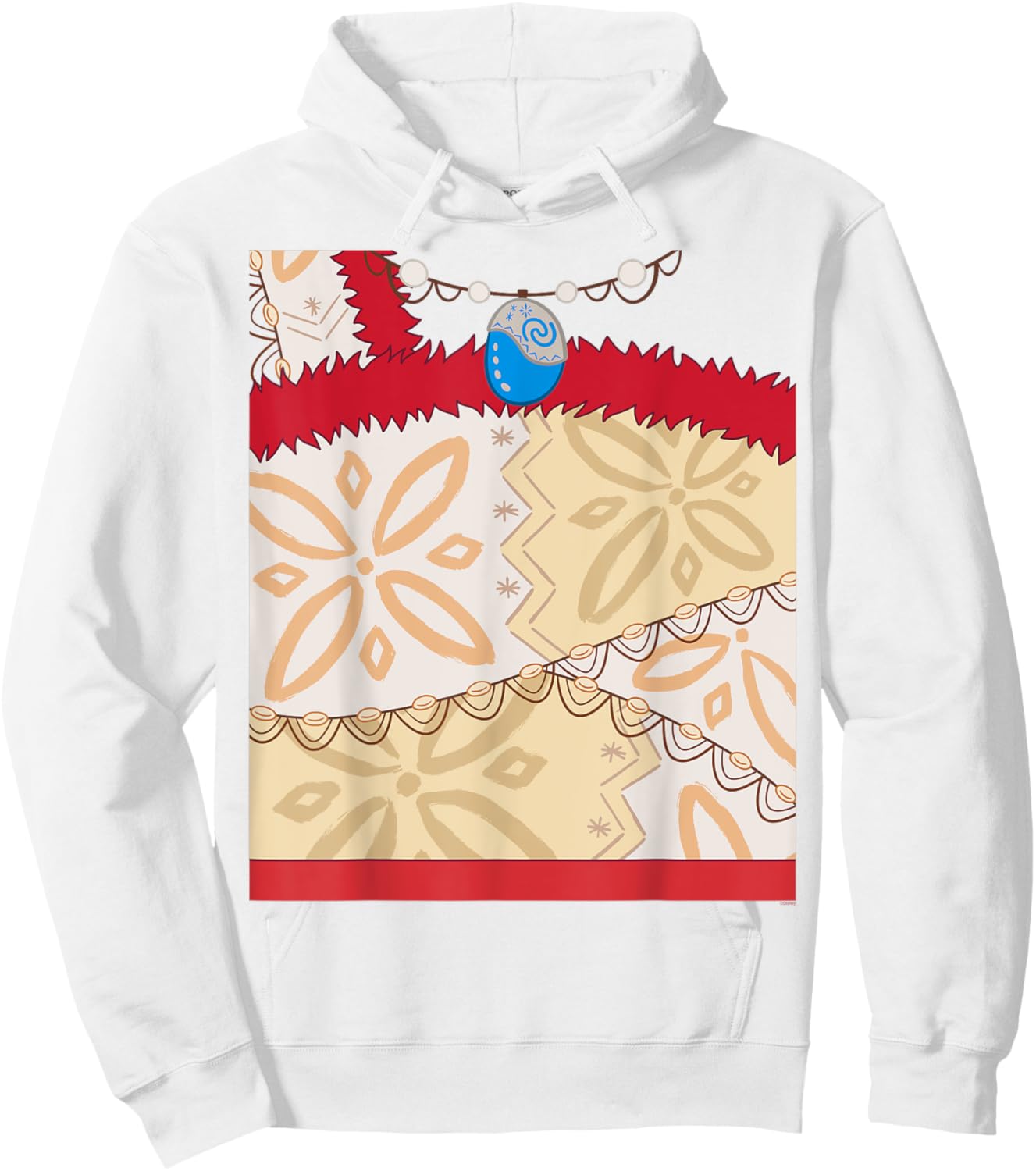 Disney Moana 2 Halloween Moana’s New Dress Costume Hoodie - Hoodie | White