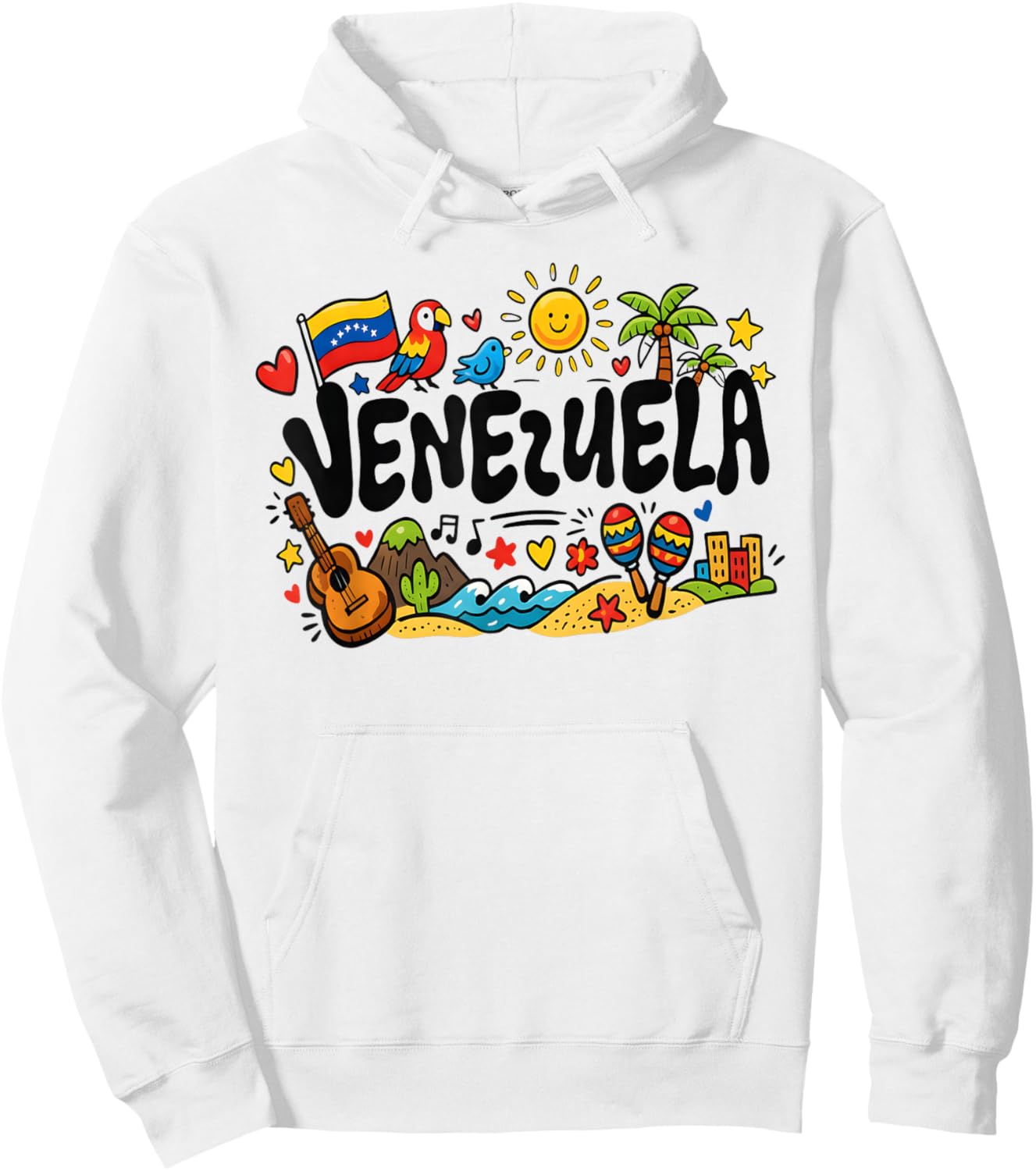 Venezuela Venezuelan Kids Toddler Venezolano Flag Men Women Hoodie - Hoodie | White