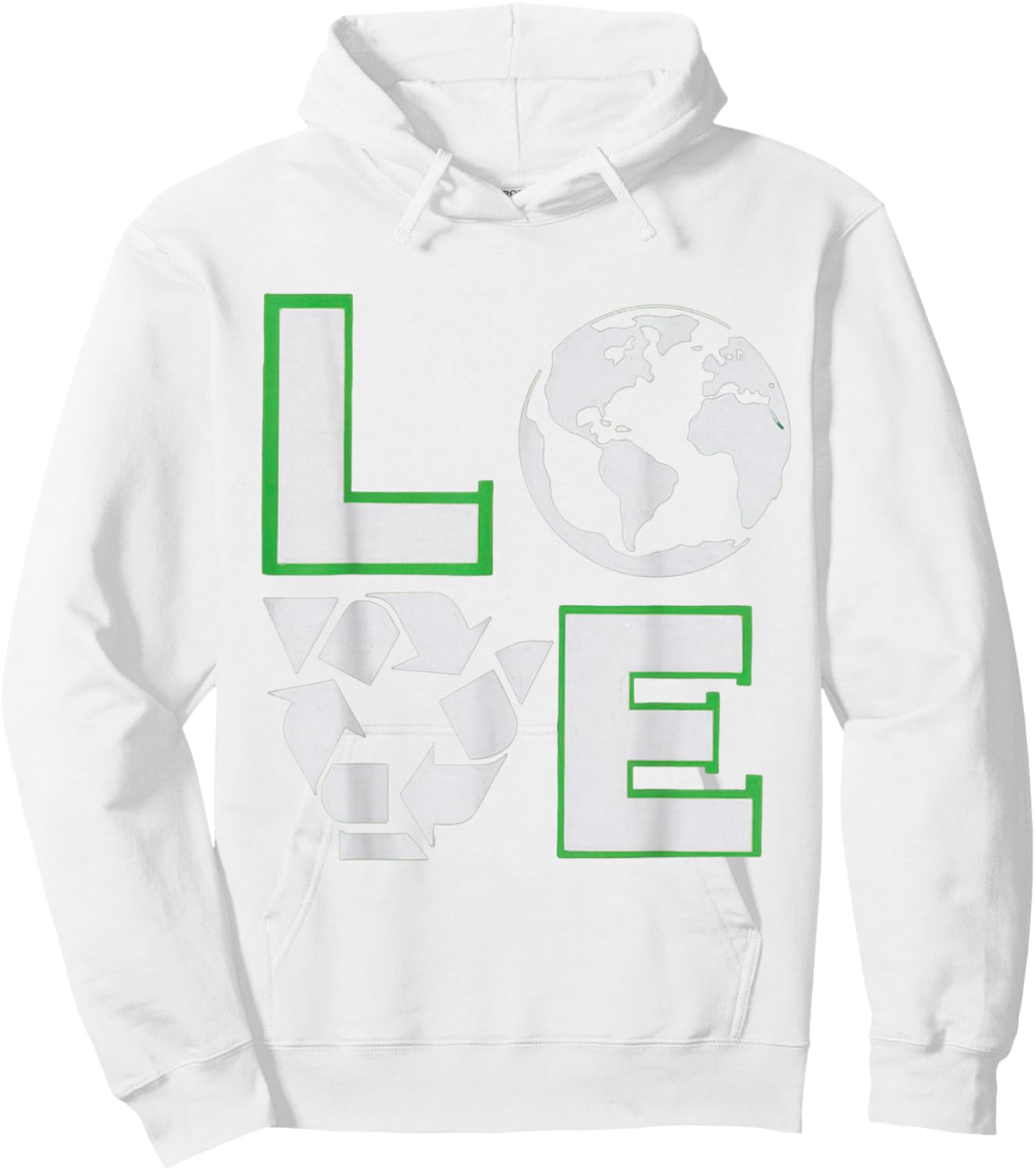 Vintage Green Recycle Earth Day Teacher Kids Recycling , Black, S Hoodie - Hoodie | White