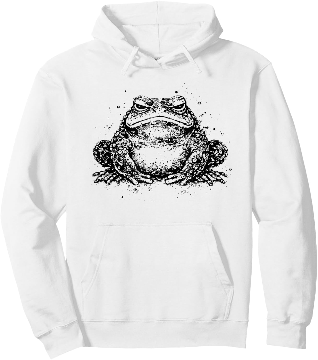 Japan Frog Funny Art Tradition Frog Japanese Calligraphy Hoodie - Hoodie | White