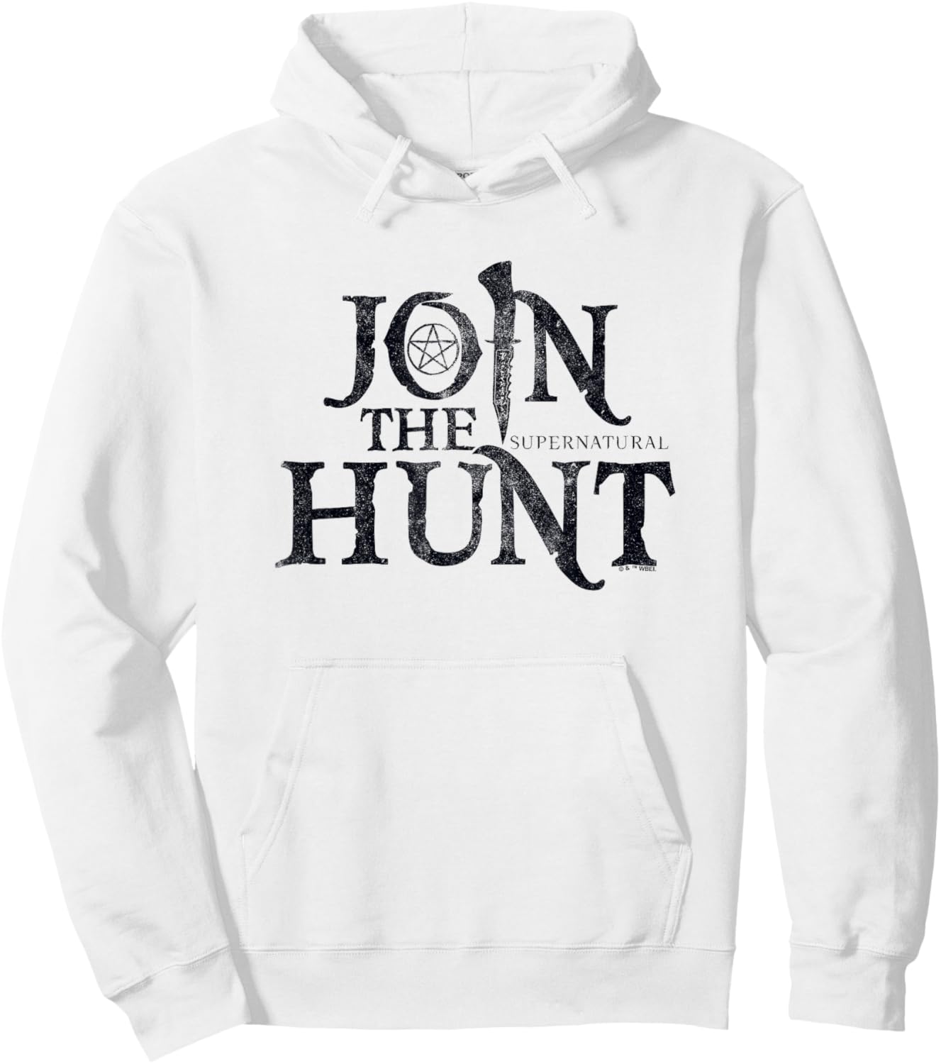 Supernatural Join the Hunt Logo Hoodie - Hoodie | White