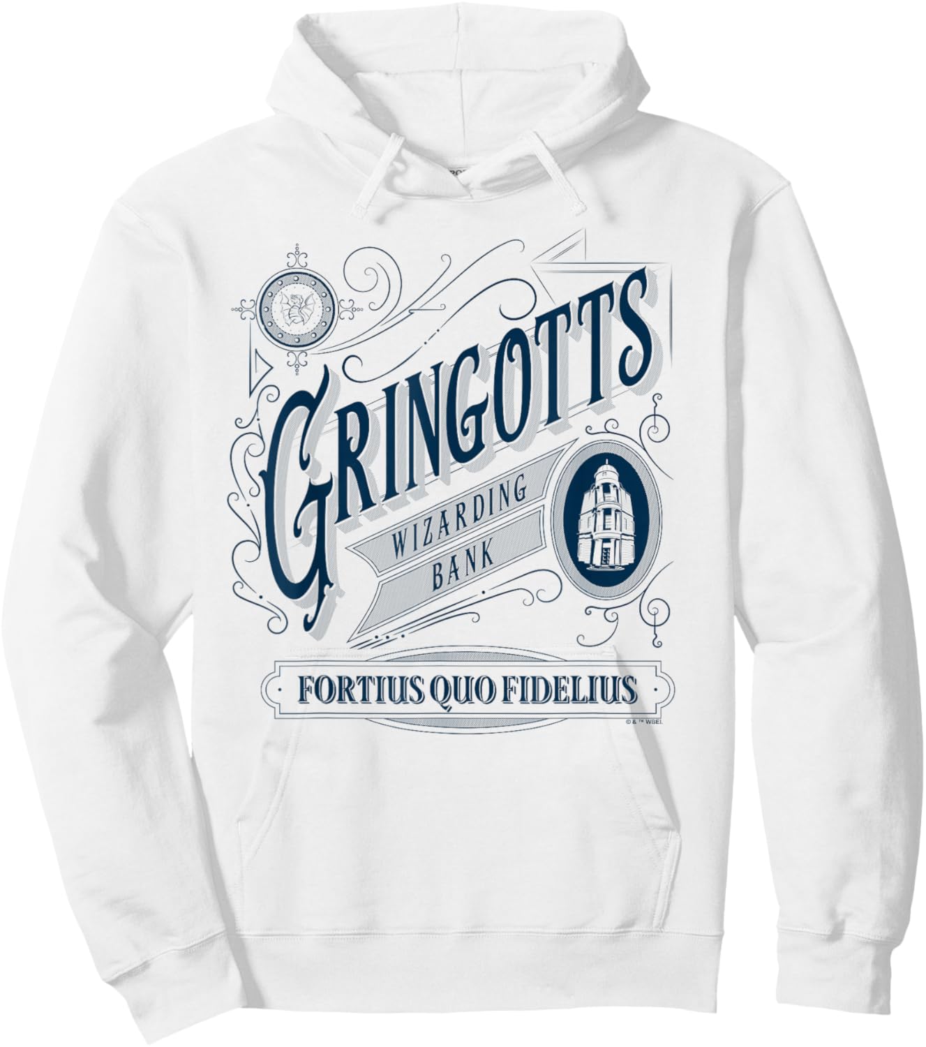 Harry Potter Gringotts Hoodie - Hoodie | White