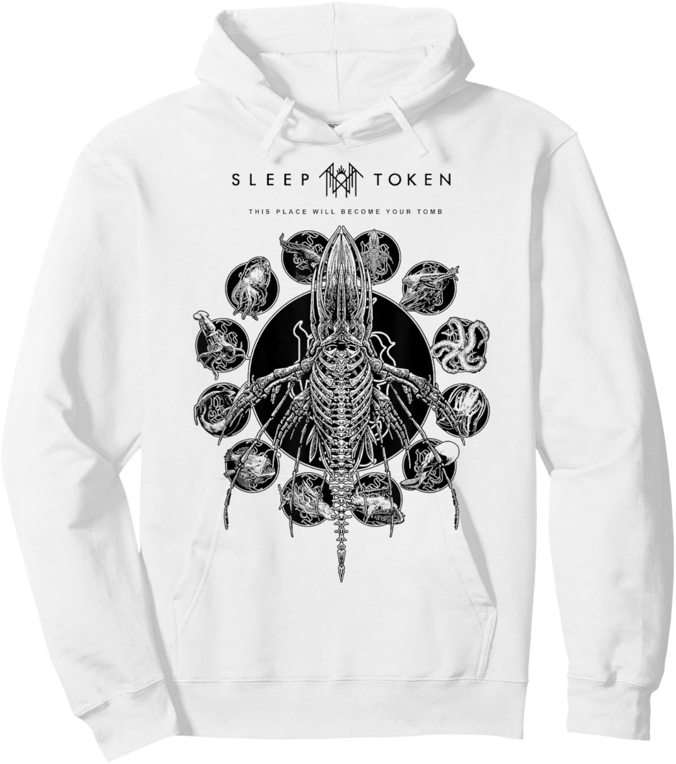 Sleep Token Remains White Hoodie - Hoodie | White